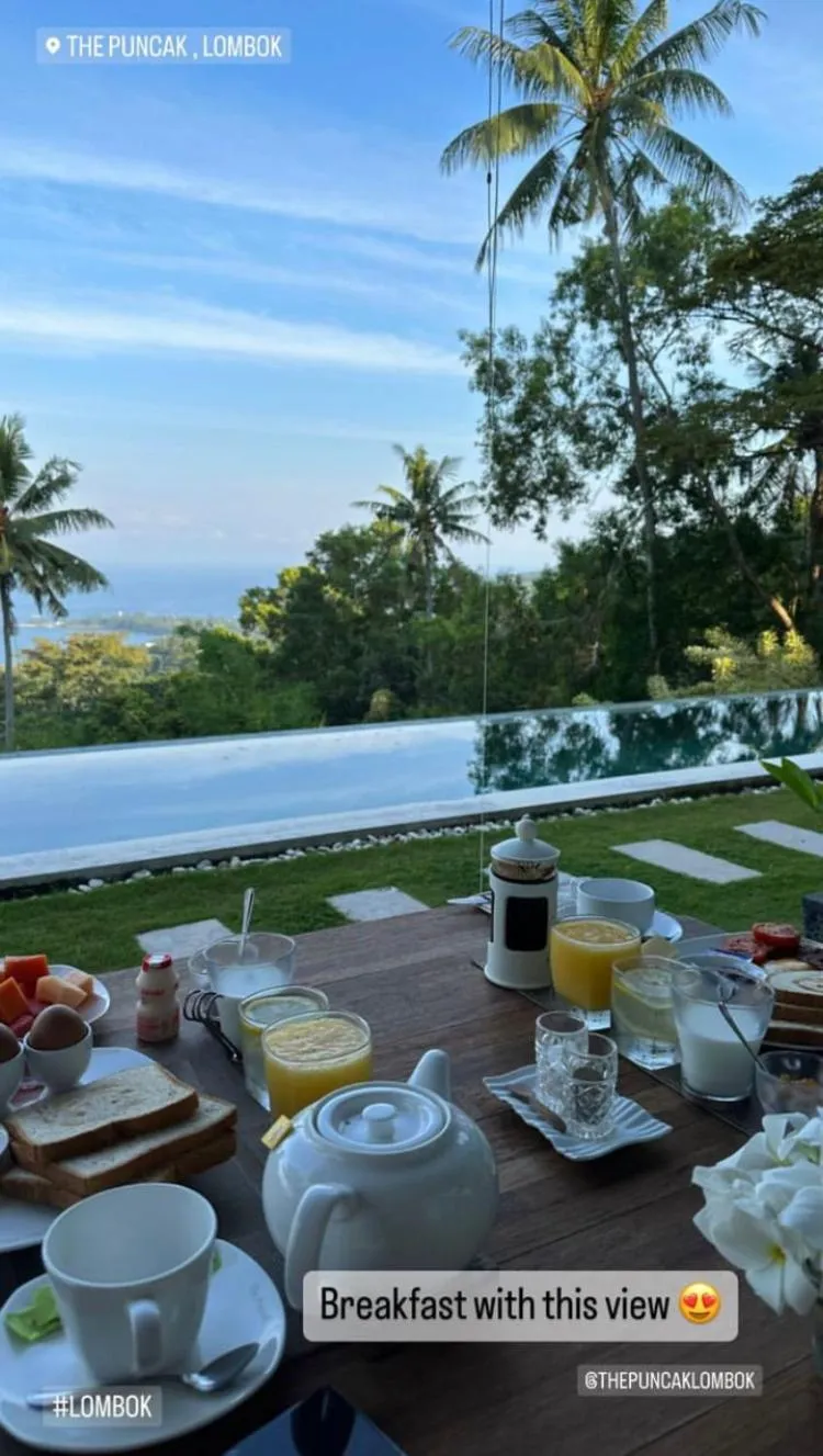 Breakfast in The Puncak Lombok