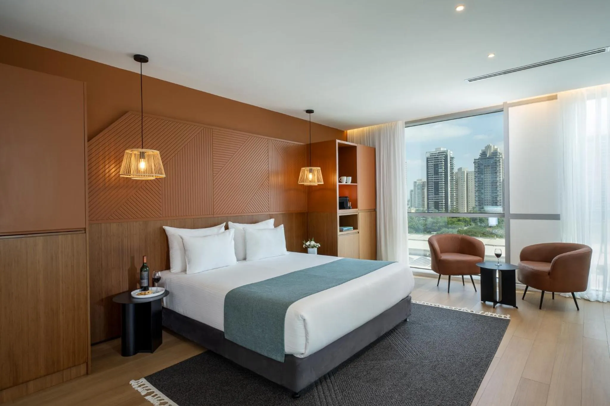 Bed in Prima Link Hotel