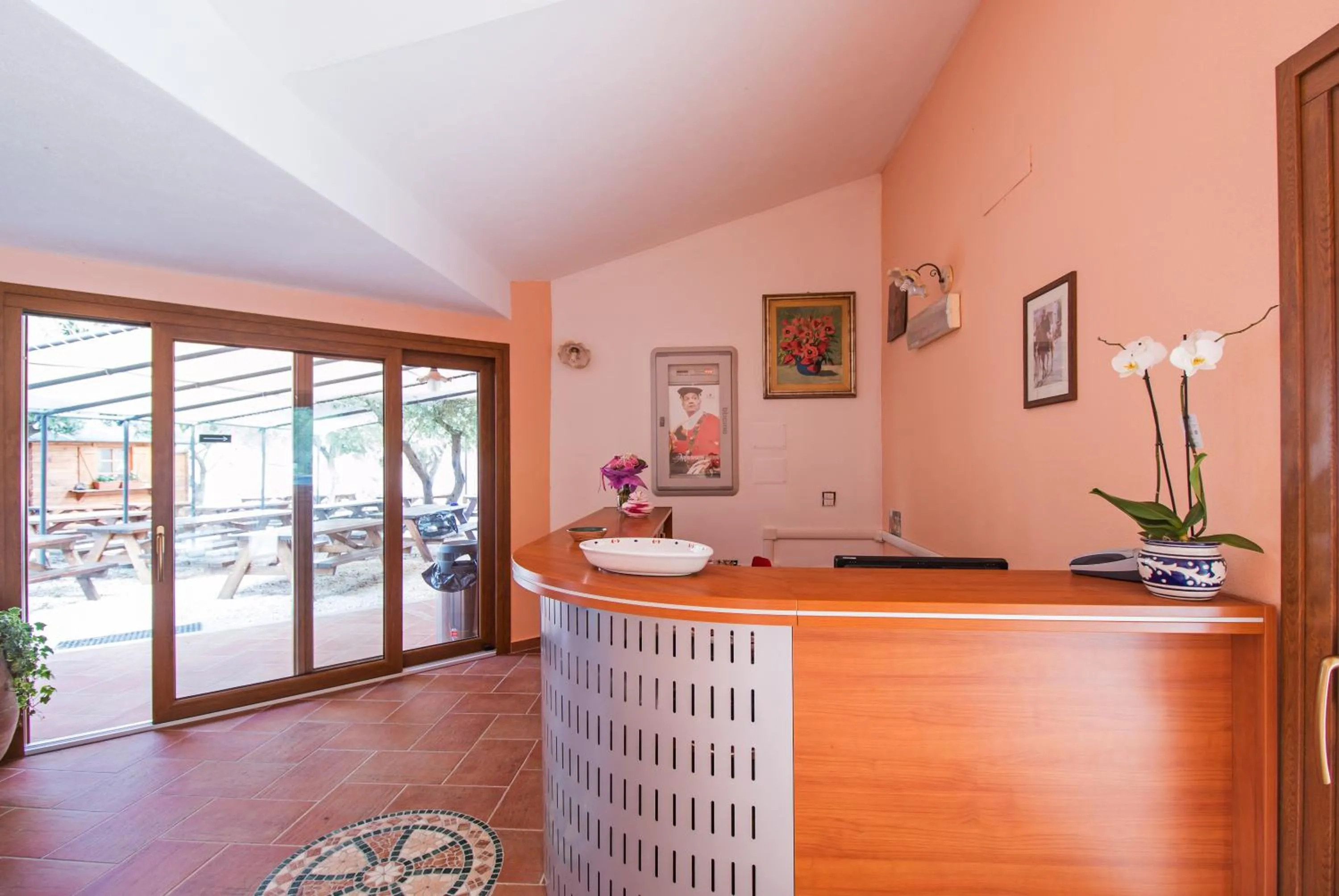 Lobby or reception in Rifugio Gorropu
