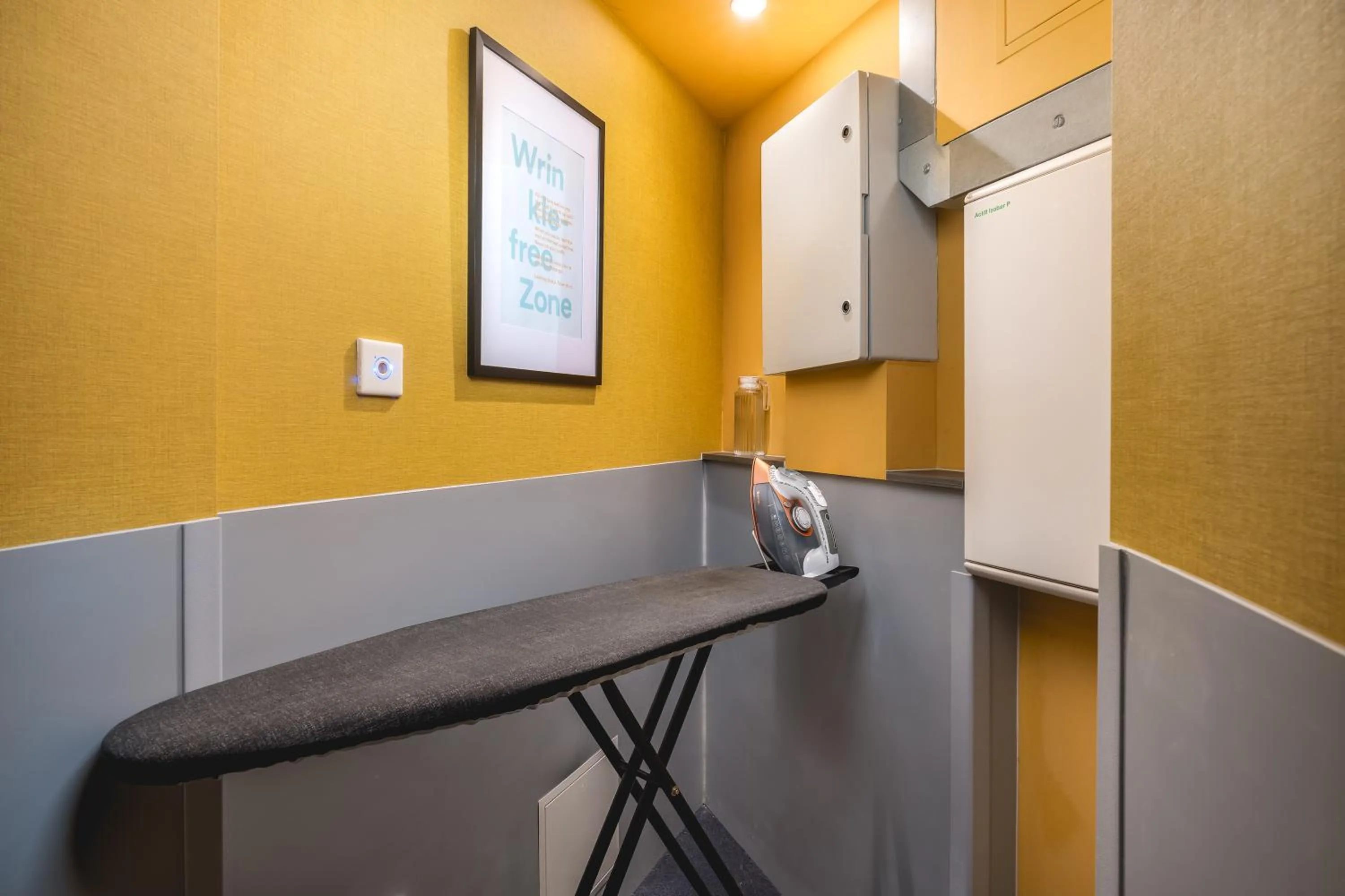 flat iron in Point A Hotel London Kings Cross – St Pancras