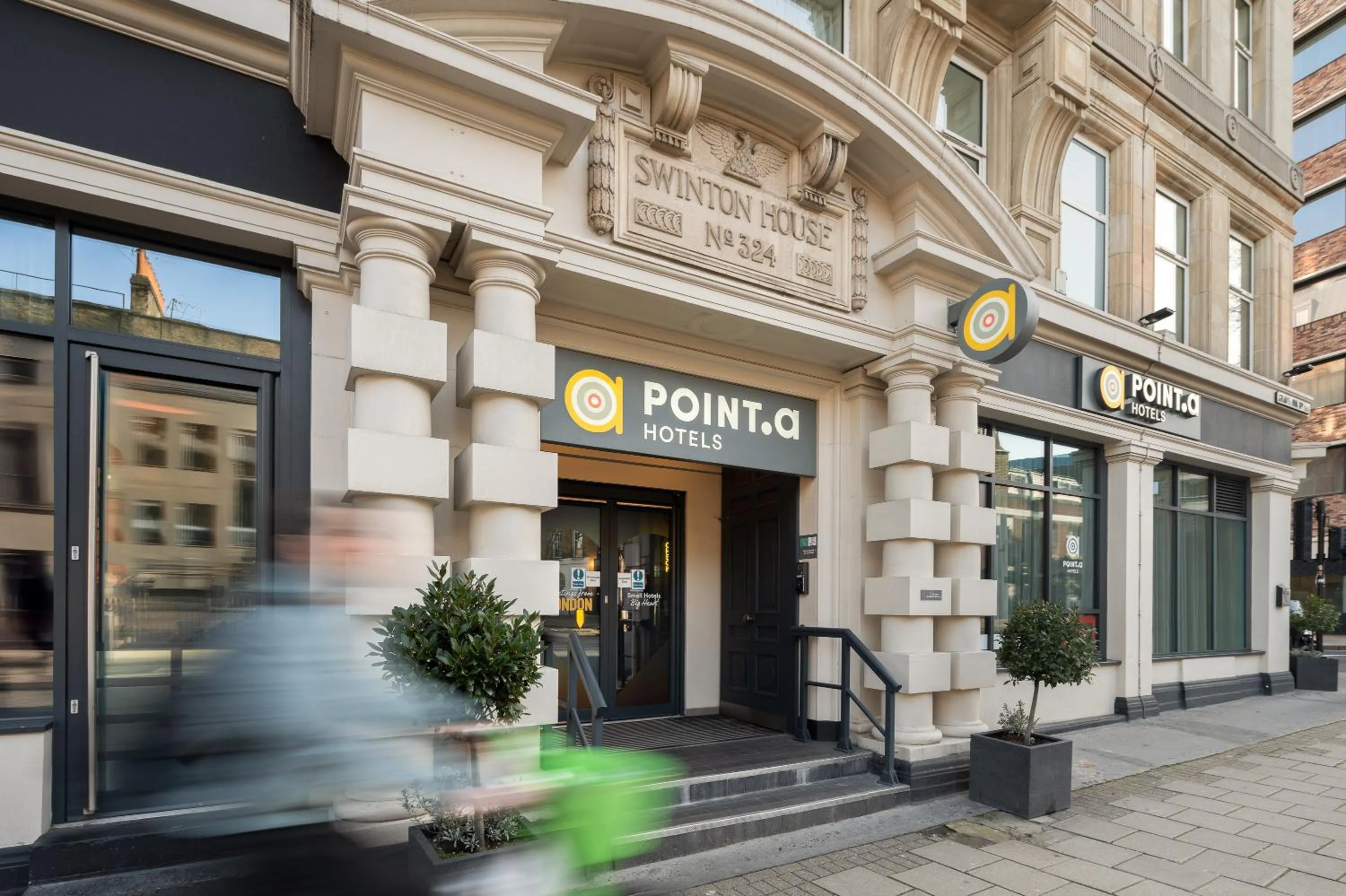 Facade/entrance in Point A Hotel London Kings Cross – St Pancras