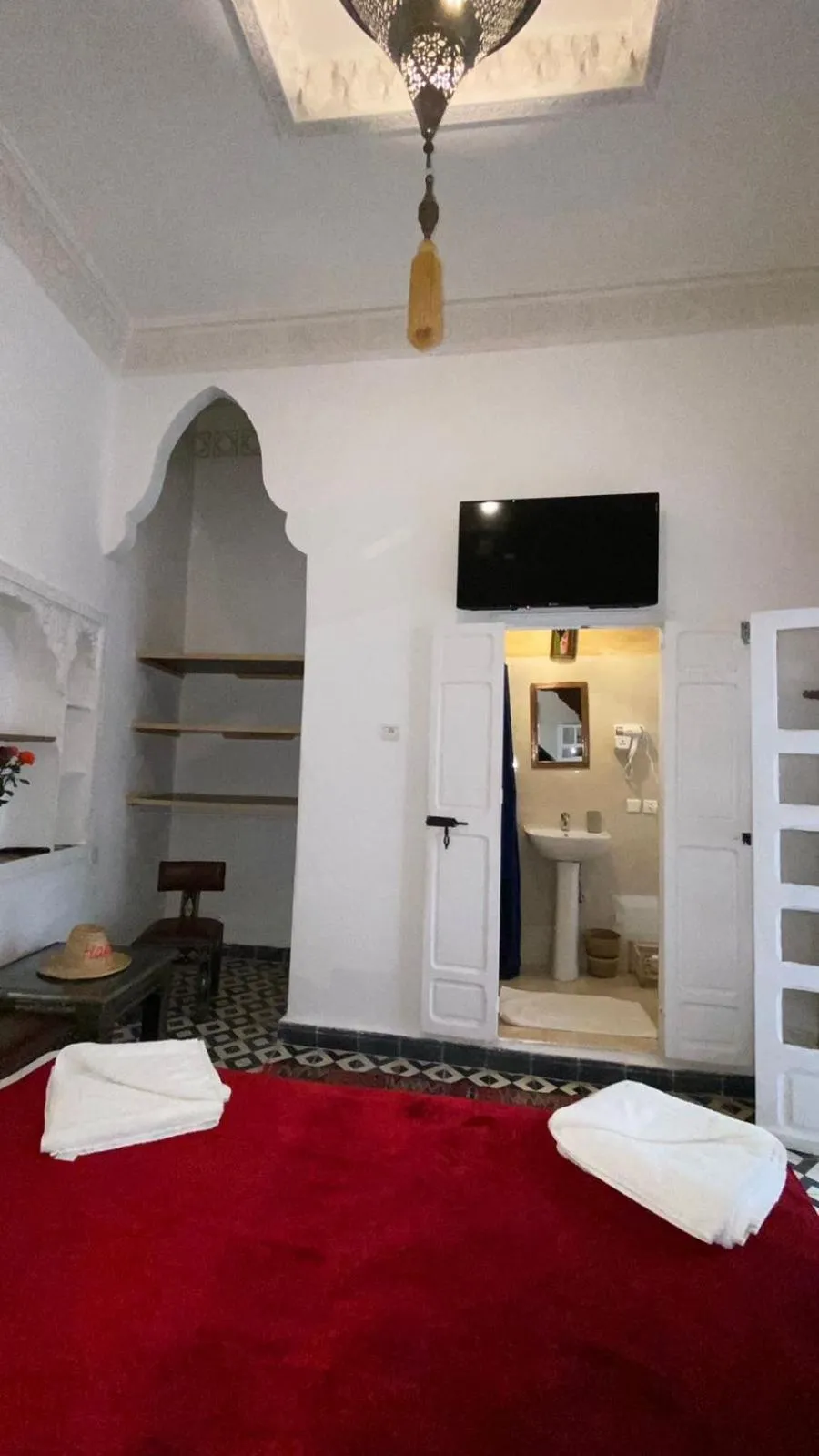 Bed in Riad Morocco Sky