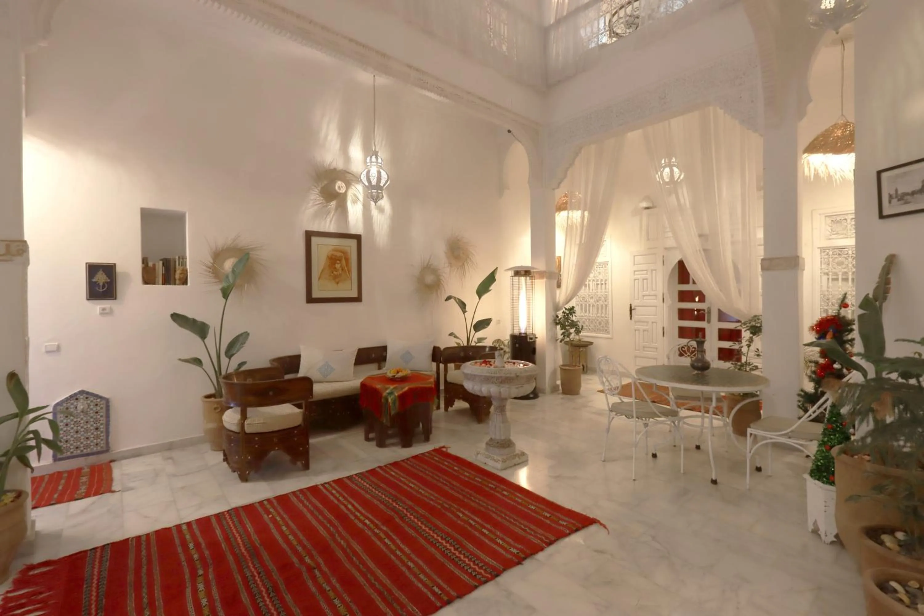 Living room in Riad Morocco Sky