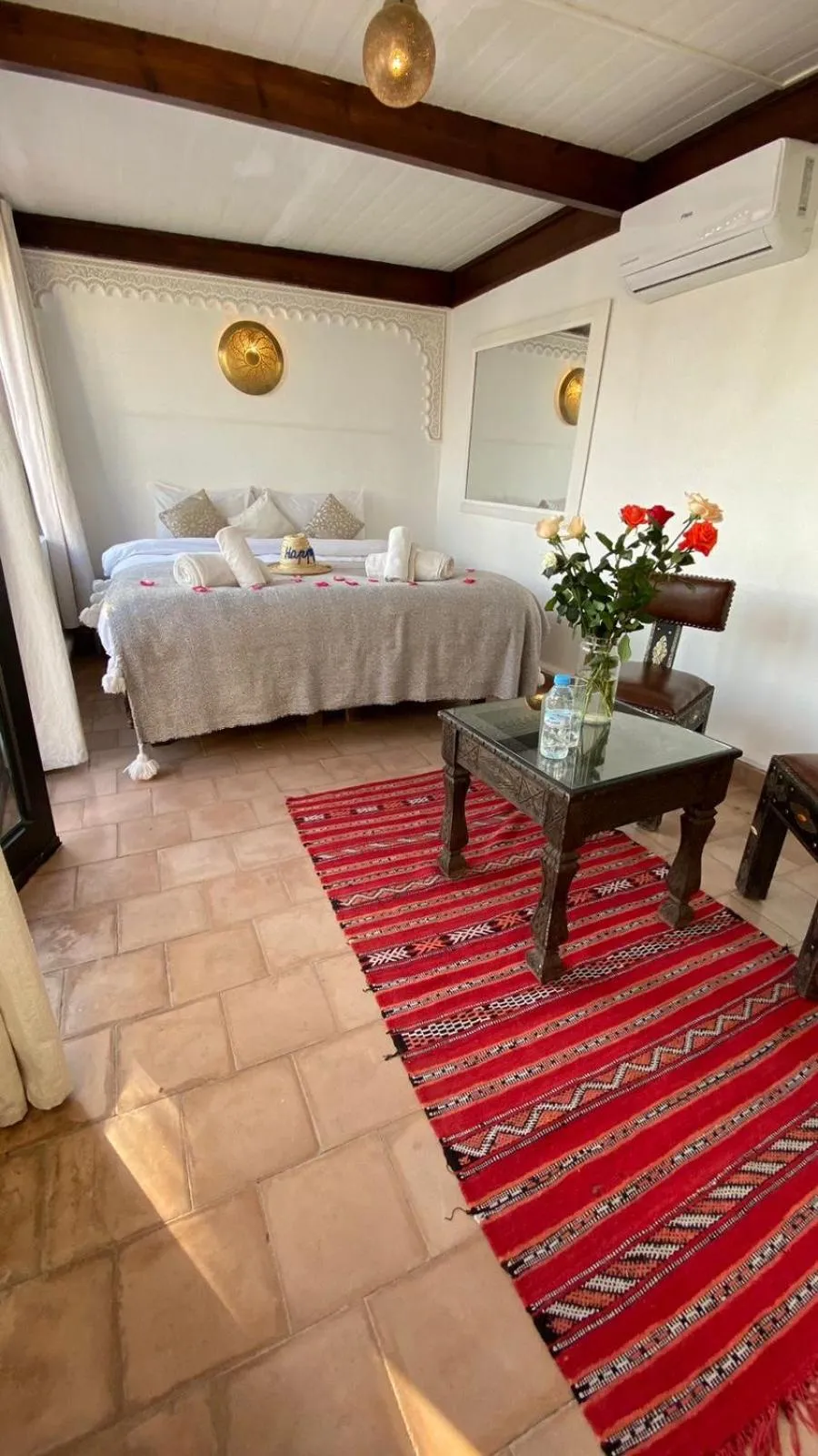 Bed in Riad Morocco Sky