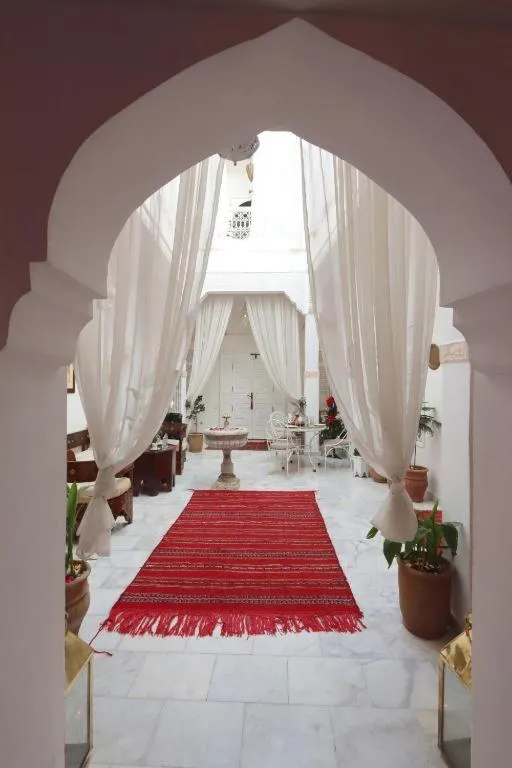 Bed in Riad Morocco Sky