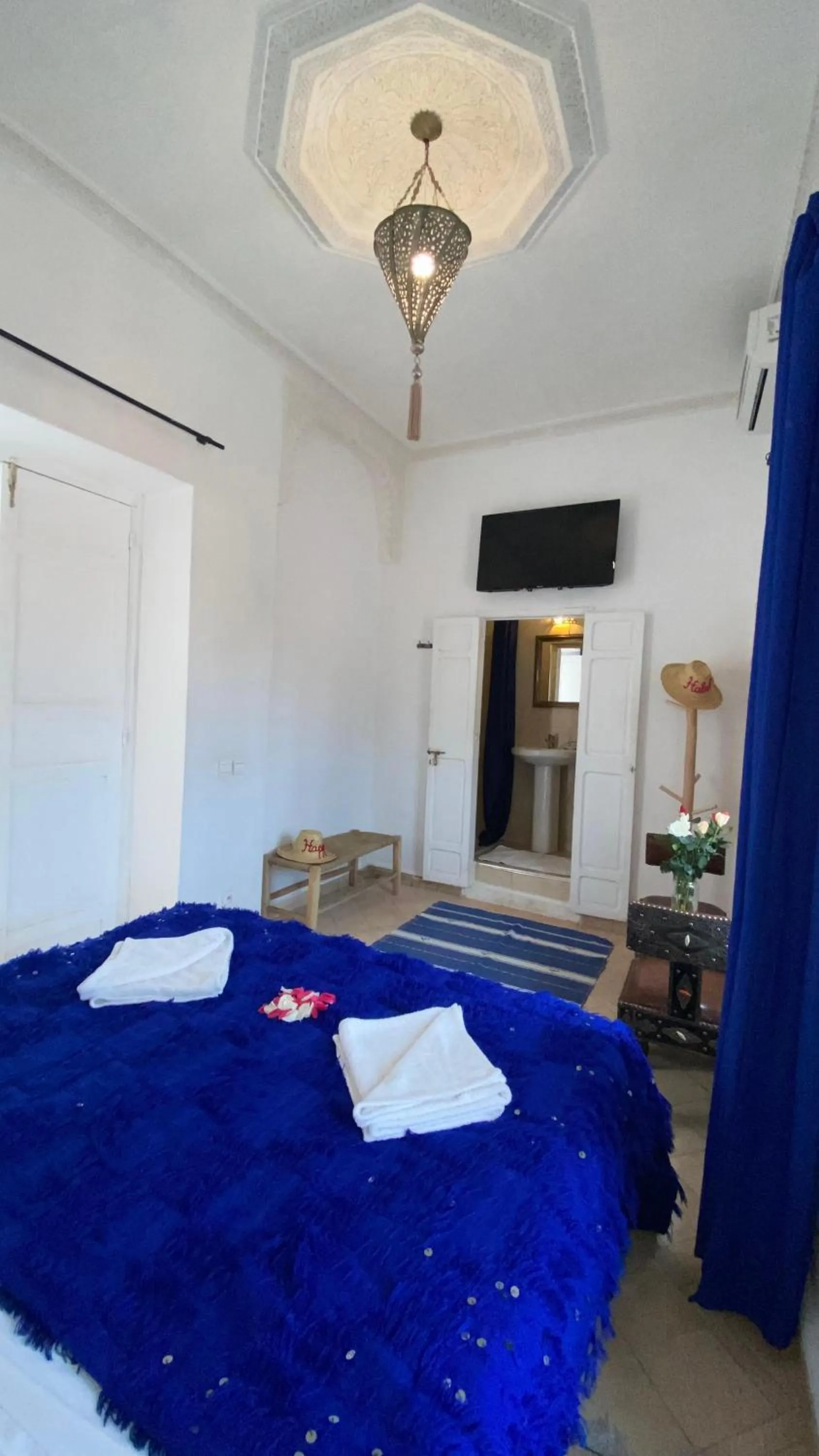 Bed in Riad Morocco Sky