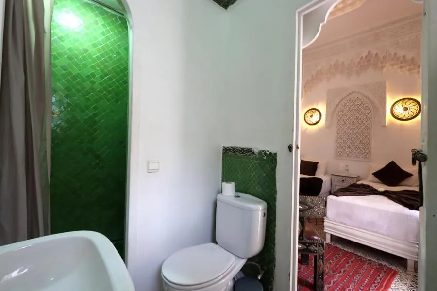 Bed in Riad Morocco Sky