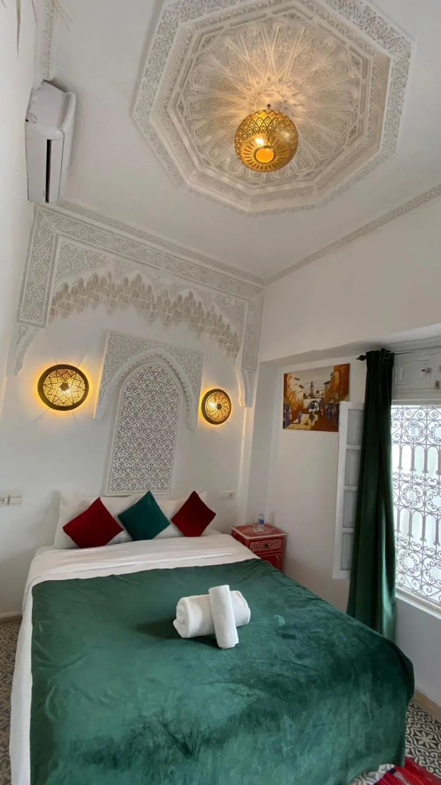 Bed in Riad Morocco Sky