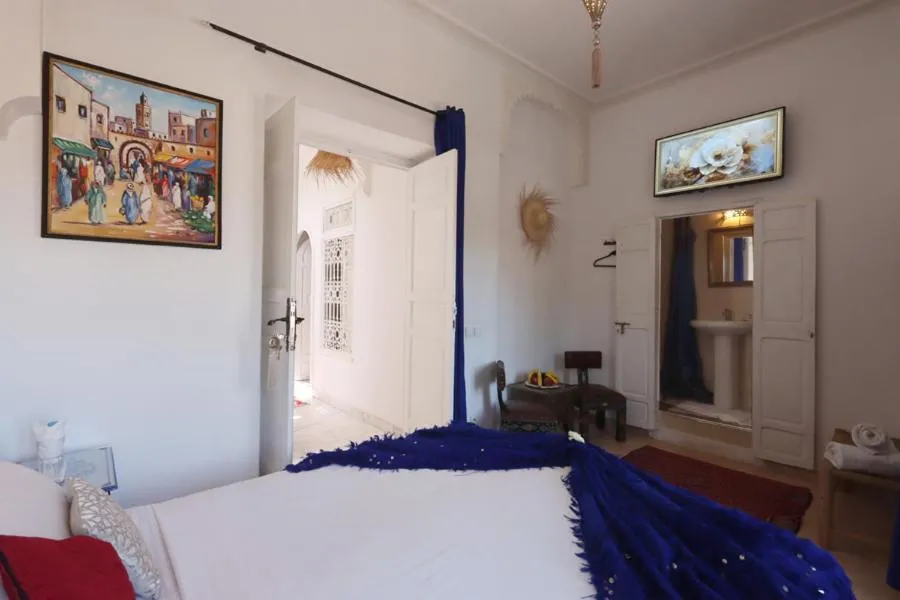 Bed in Riad Morocco Sky