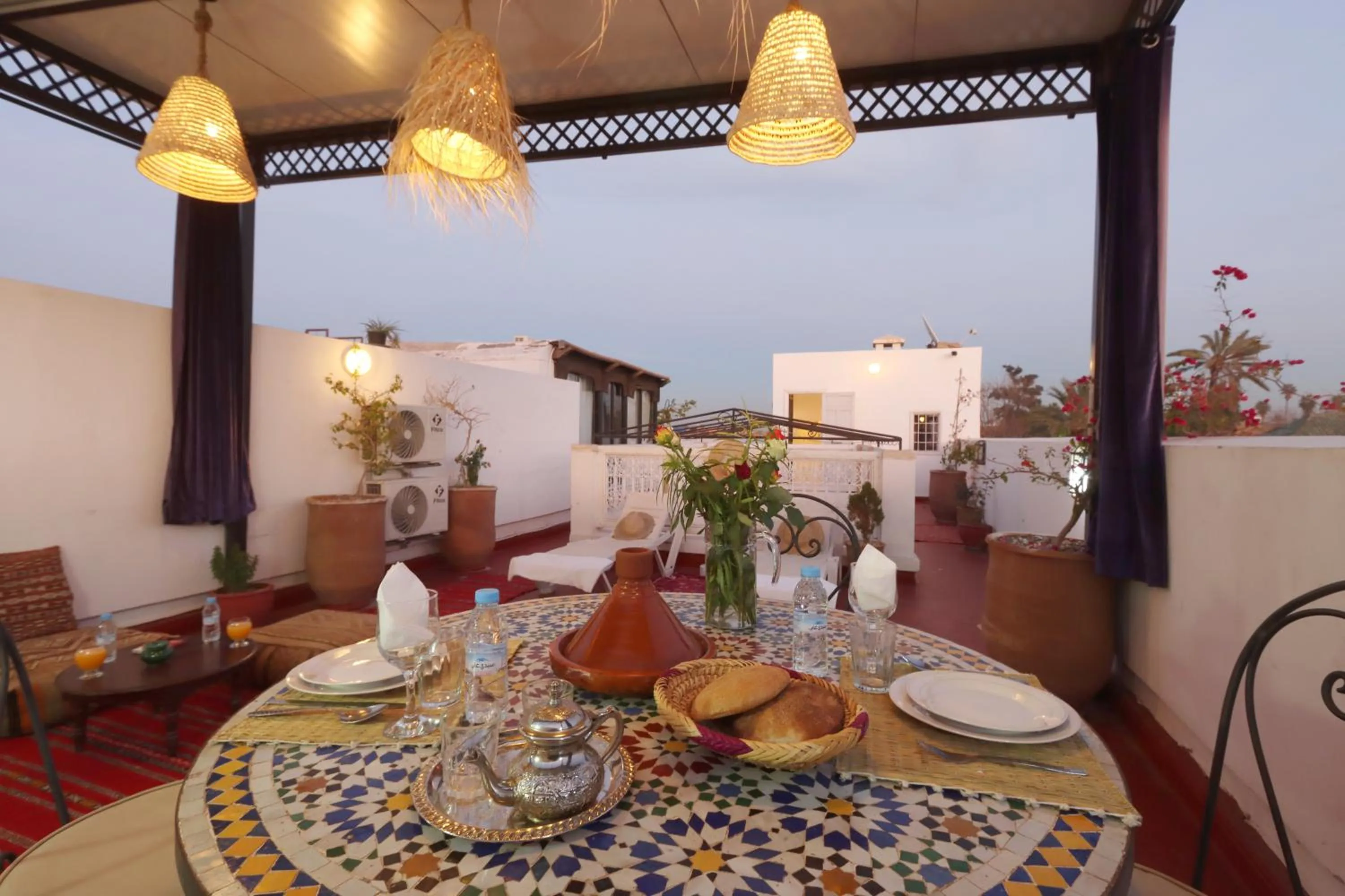 Patio in Riad Morocco Sky