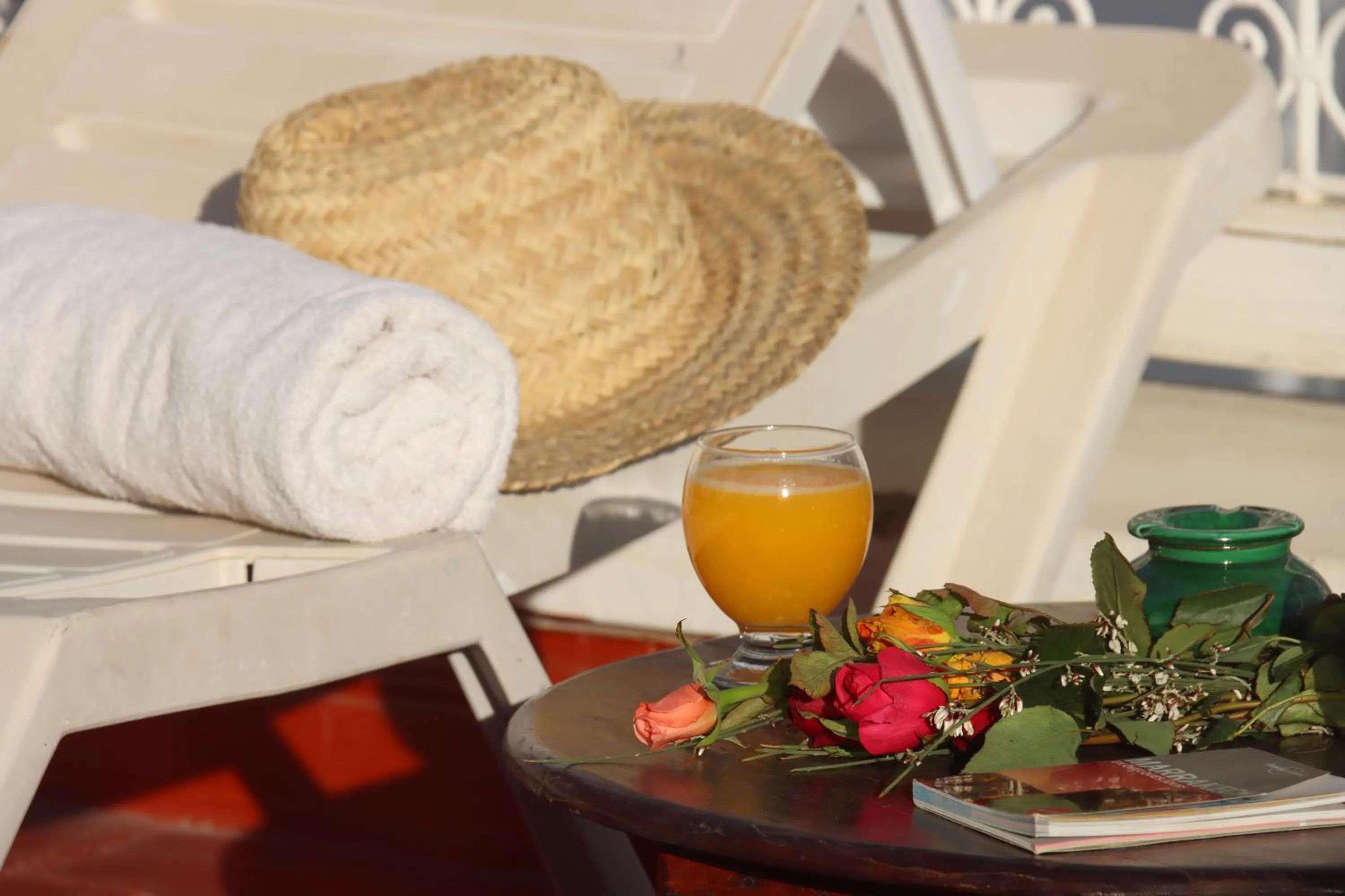 Food and drinks in Riad Morocco Sky