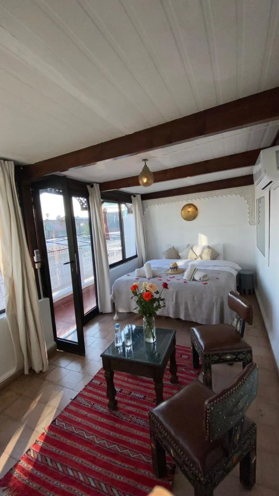 Bed in Riad Morocco Sky