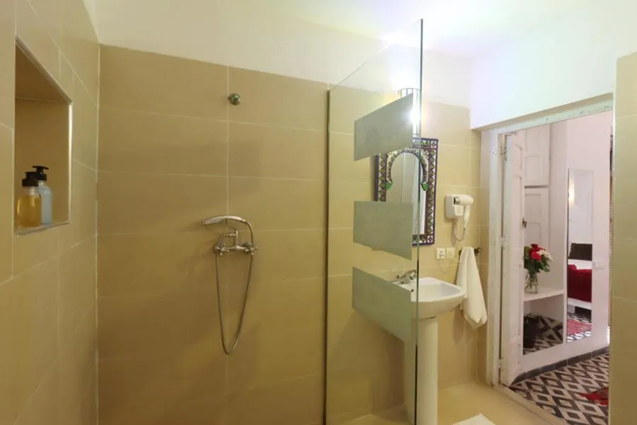 Shower in Riad Morocco Sky