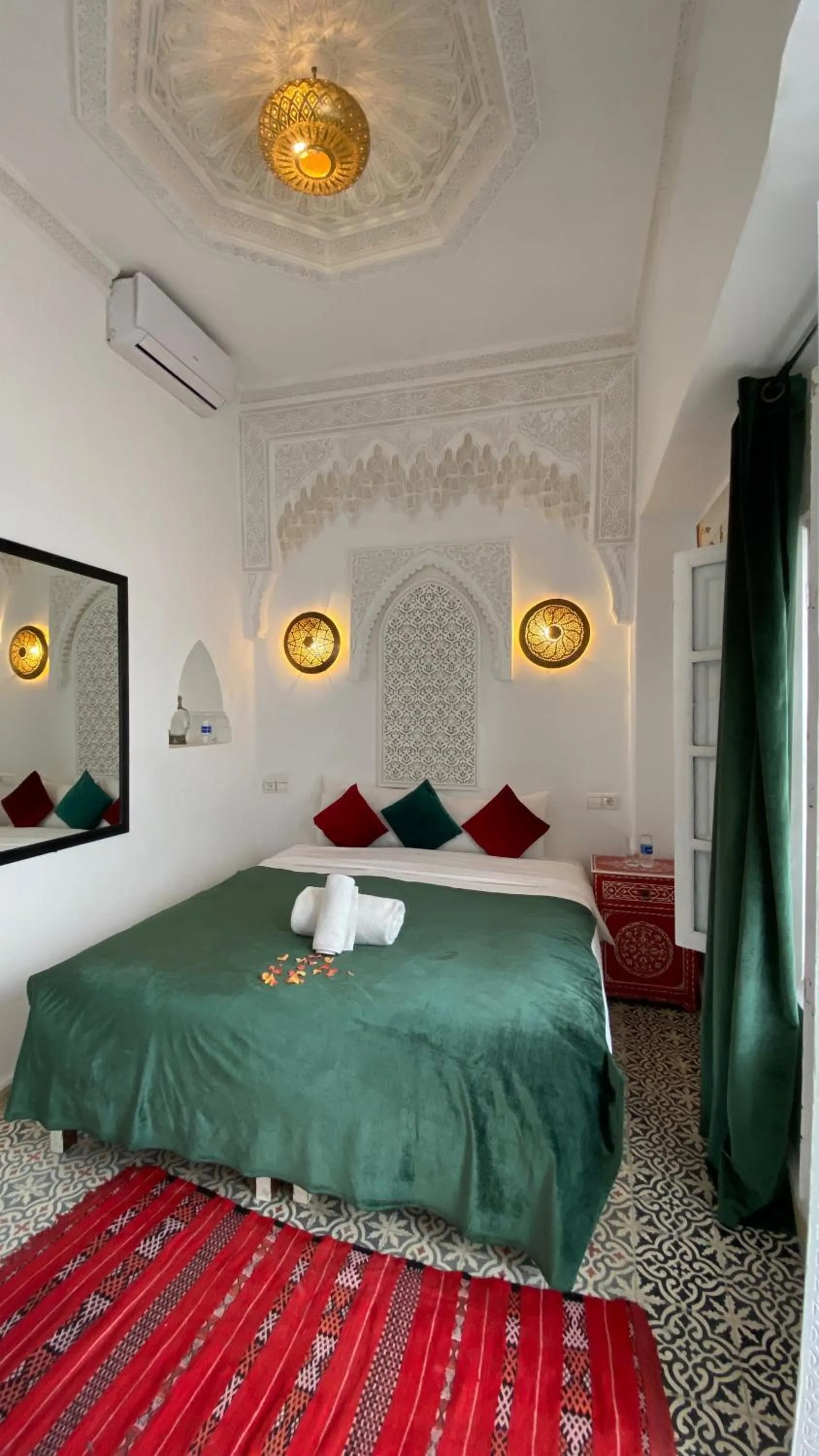 Bed in Riad Morocco Sky