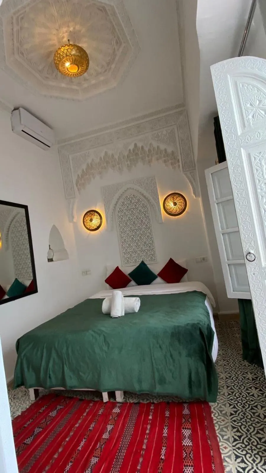 Bed in Riad Morocco Sky