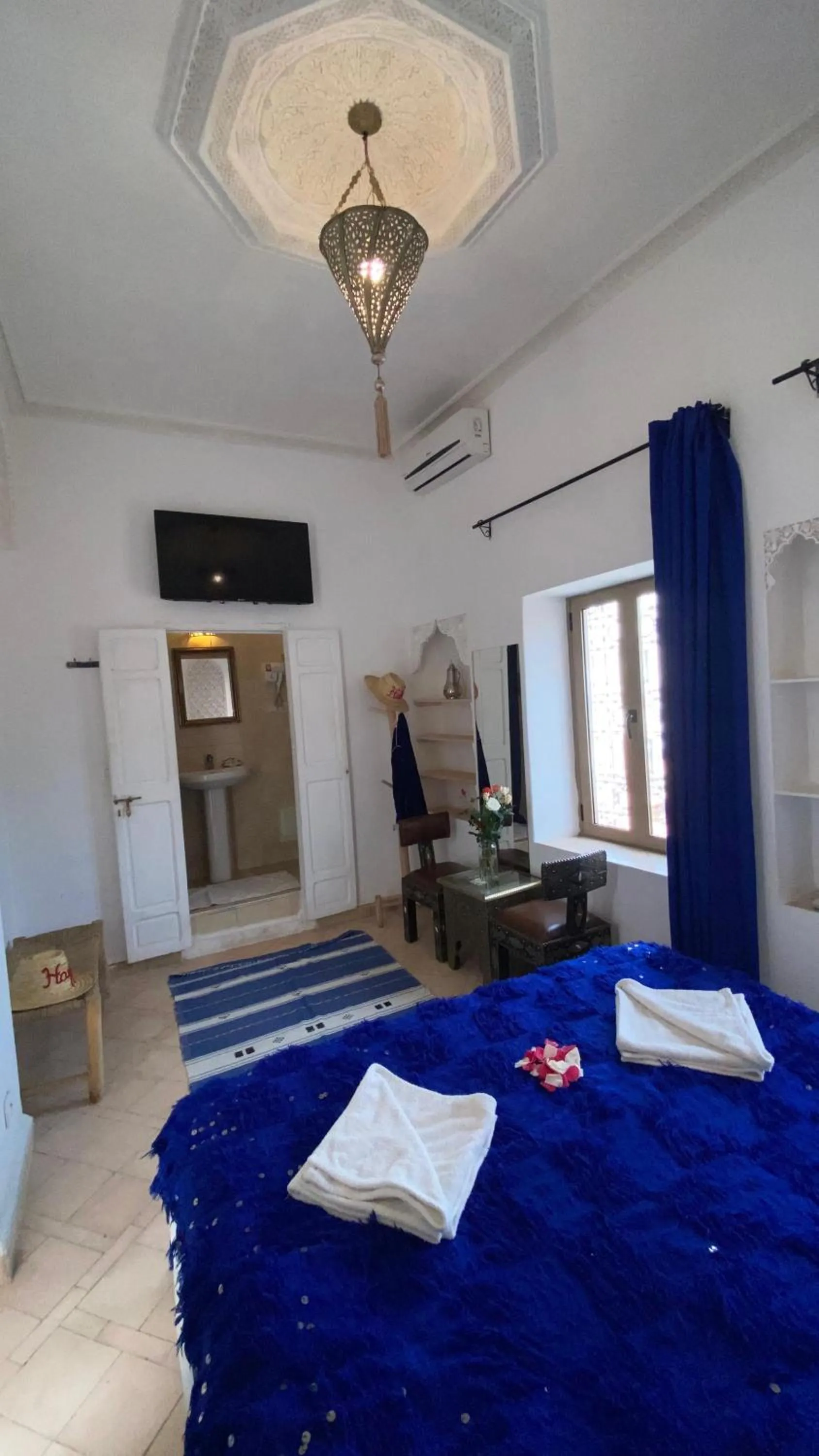 Bed in Riad Morocco Sky