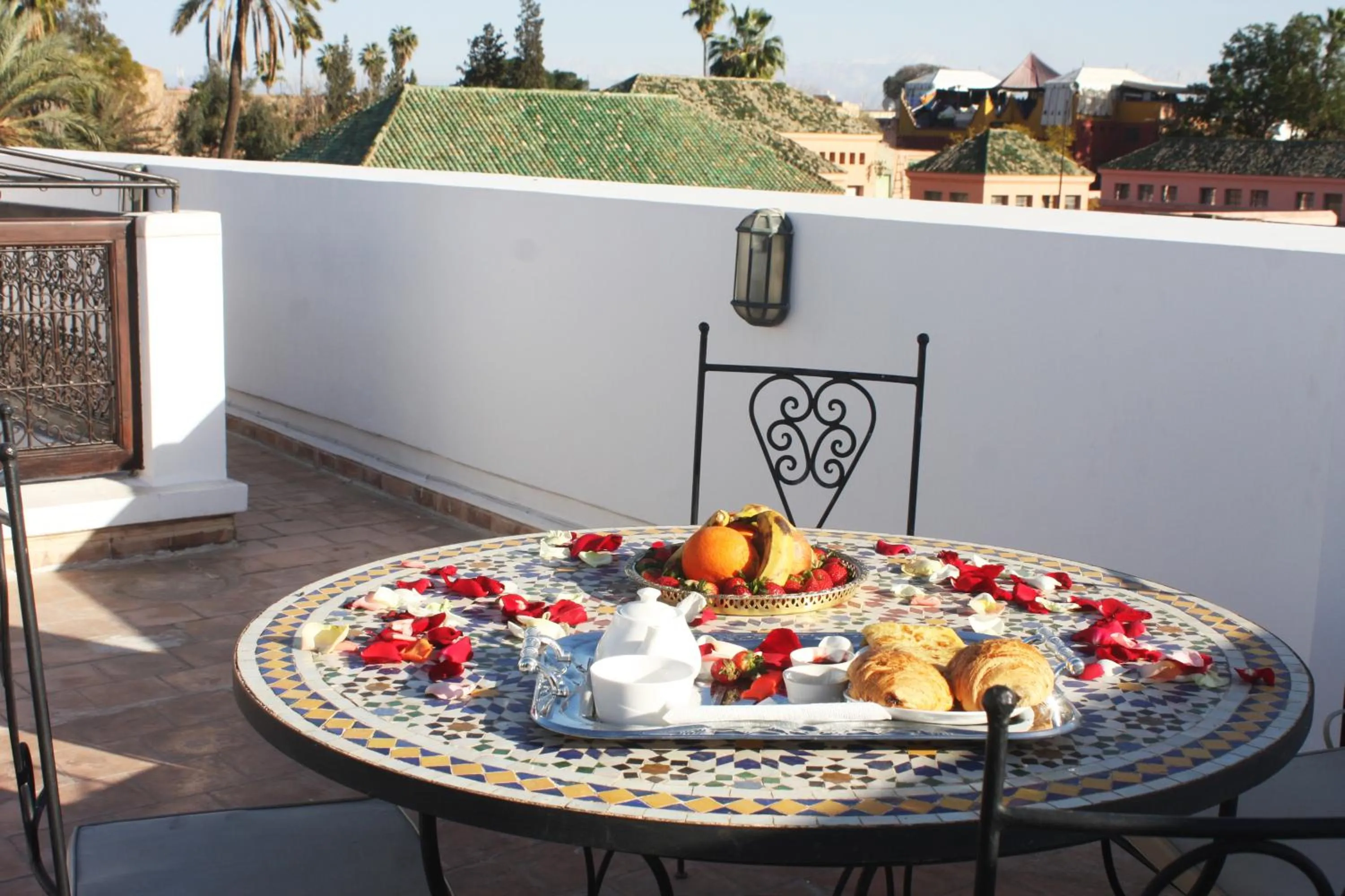 Patio in Riad Morocco Sky