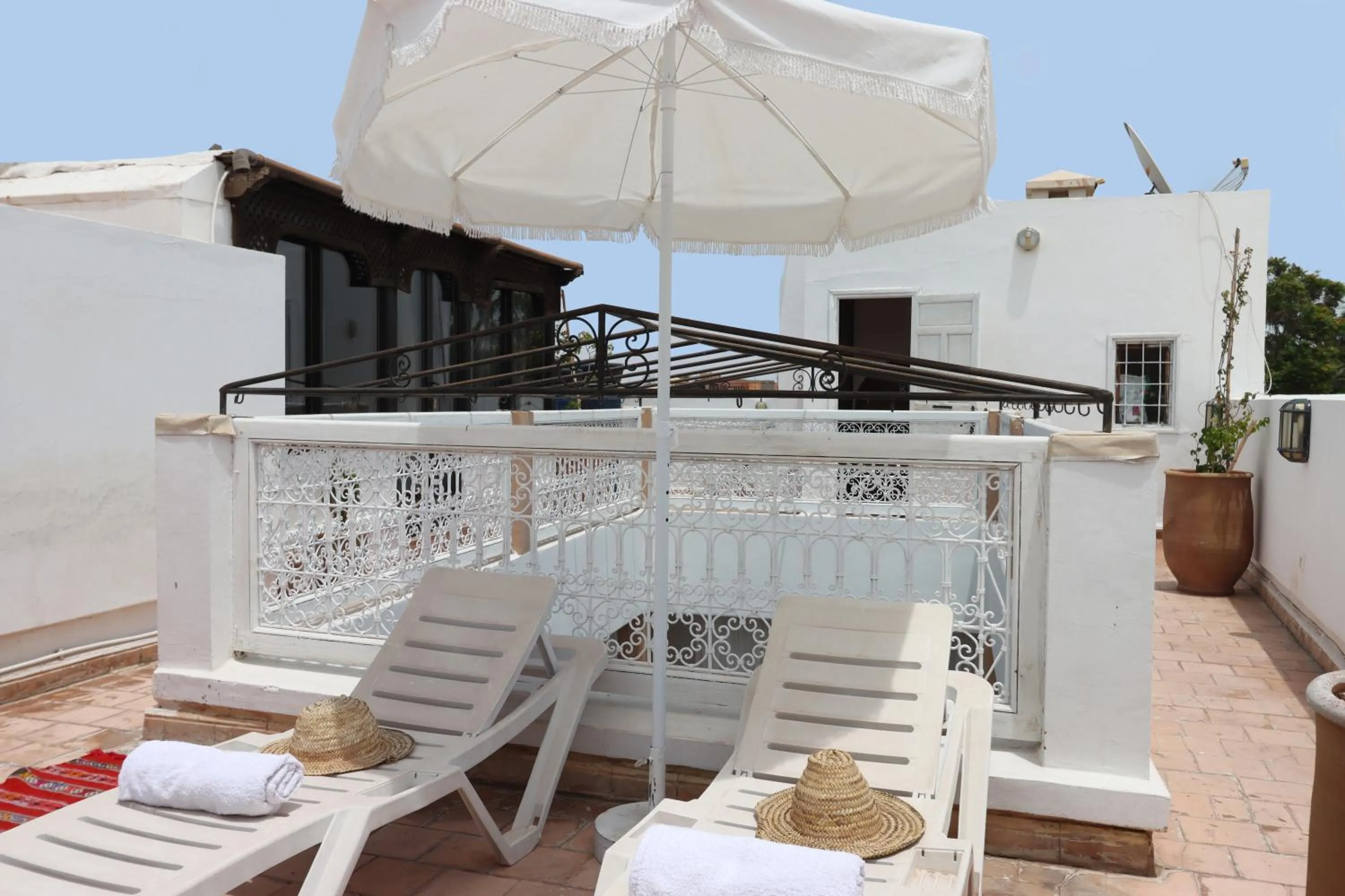 Patio in Riad Morocco Sky