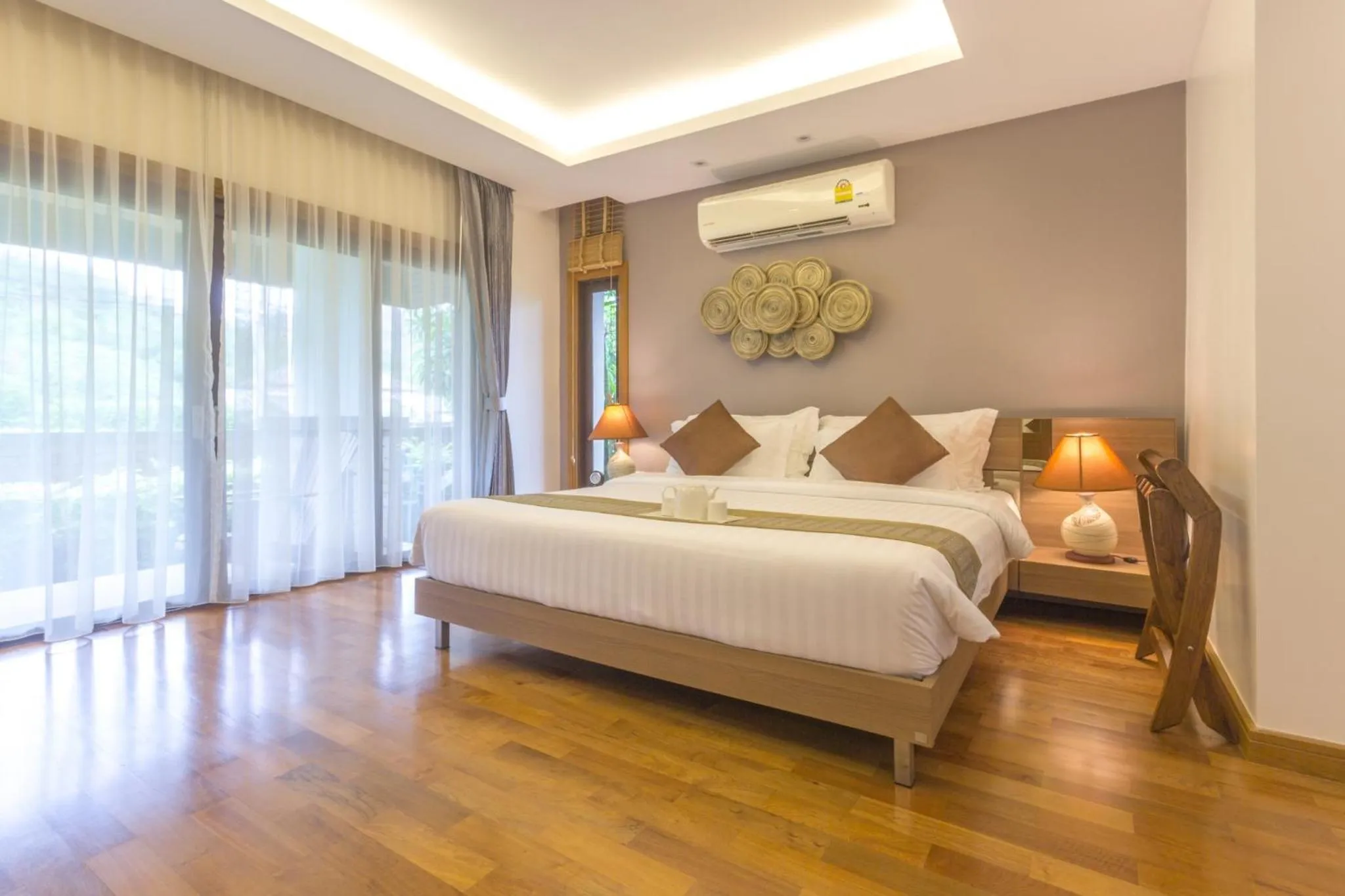 Bed in Ozone Villa Phuket