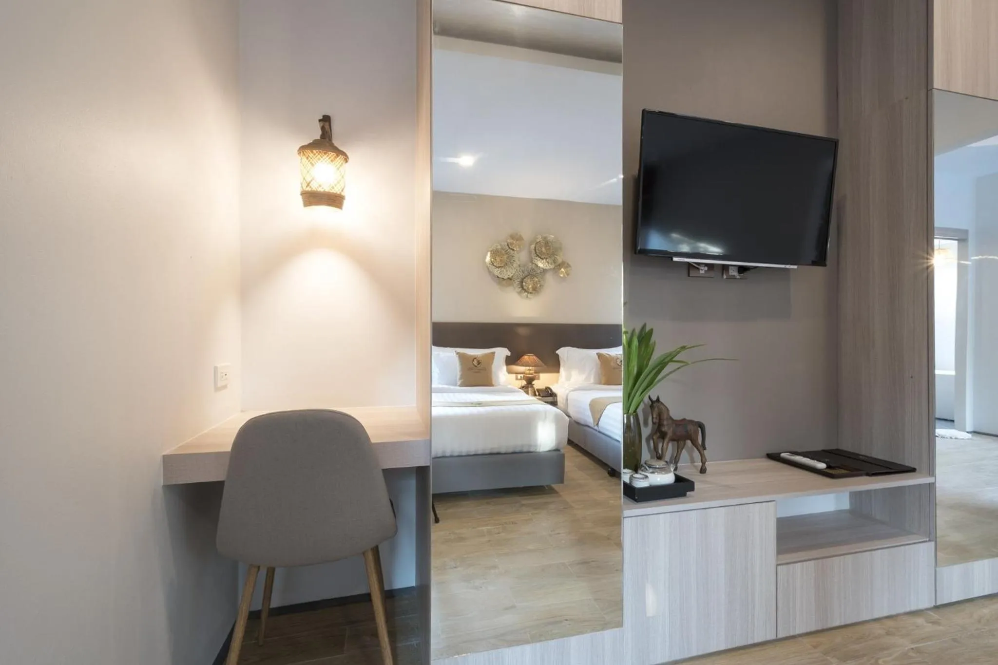 Bed in Ozone Villa Phuket