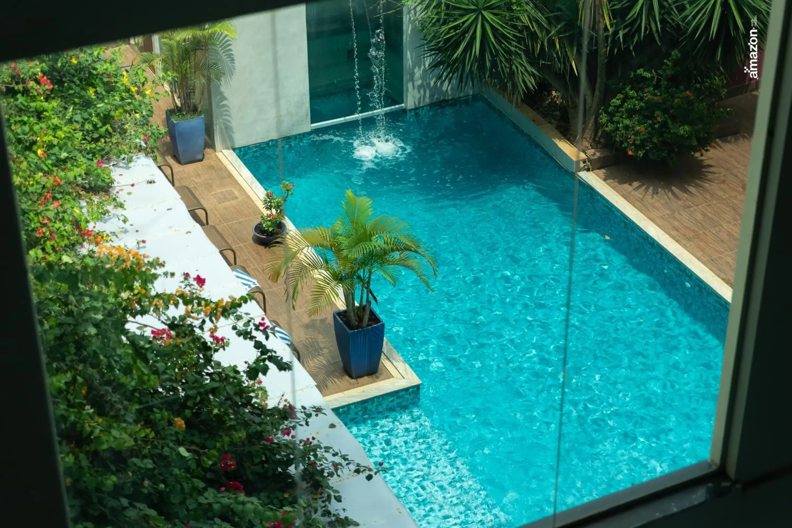 Pool view in Pumma Business Hotel Pool view in Pumma Business Hotel