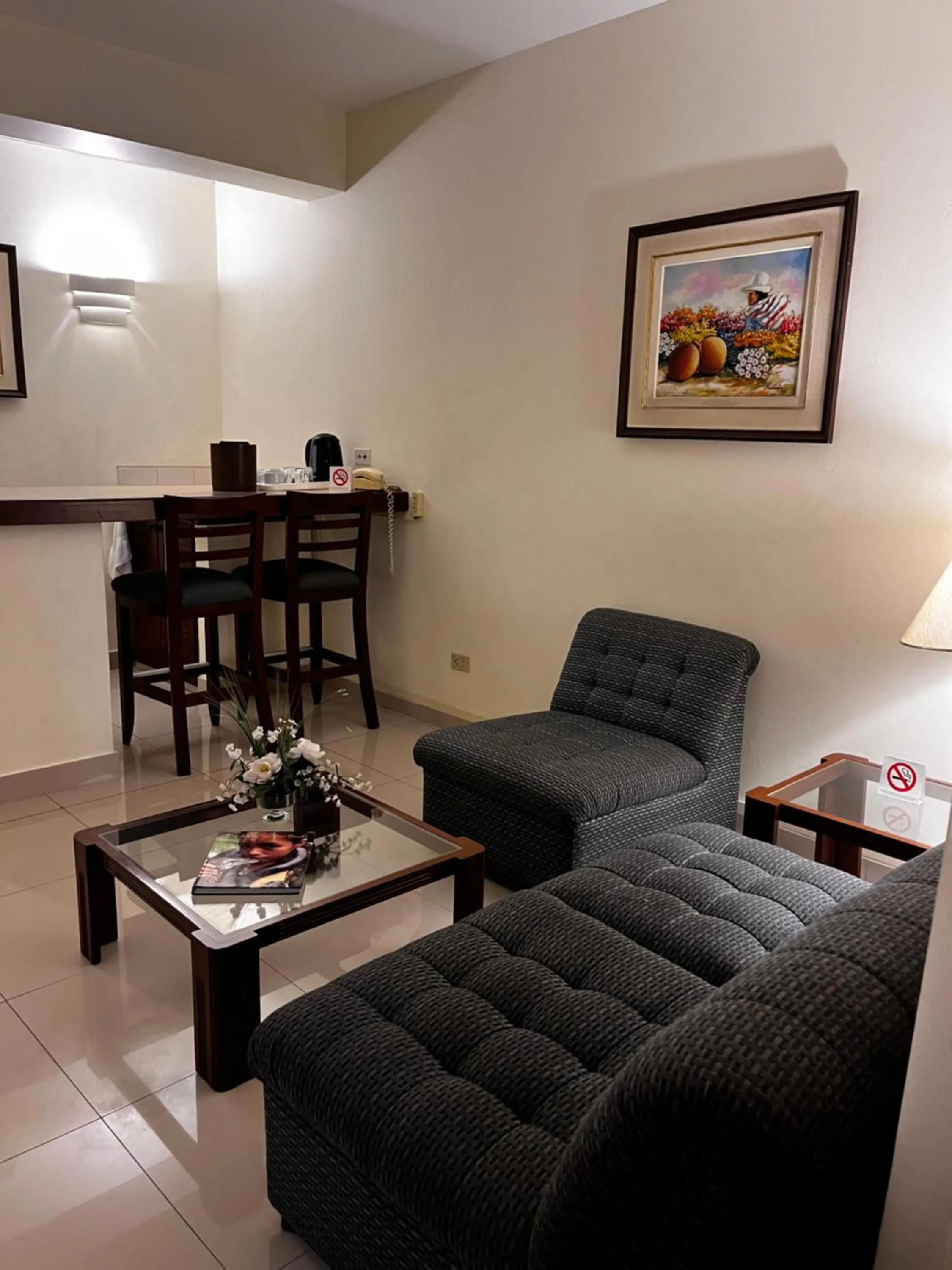 Living room in Hotel Boulevard