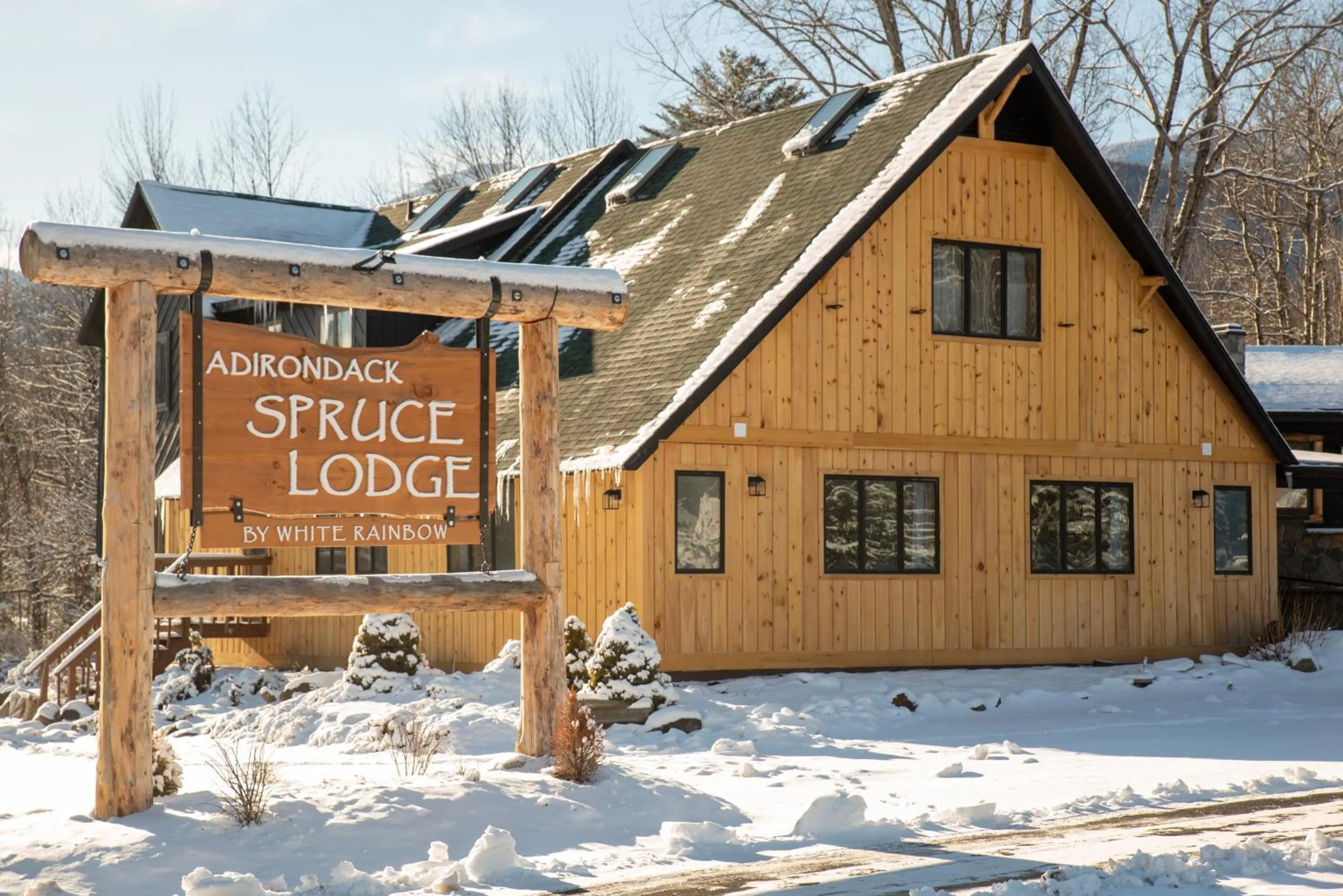 Property building in Adirondack Spruce Lodge