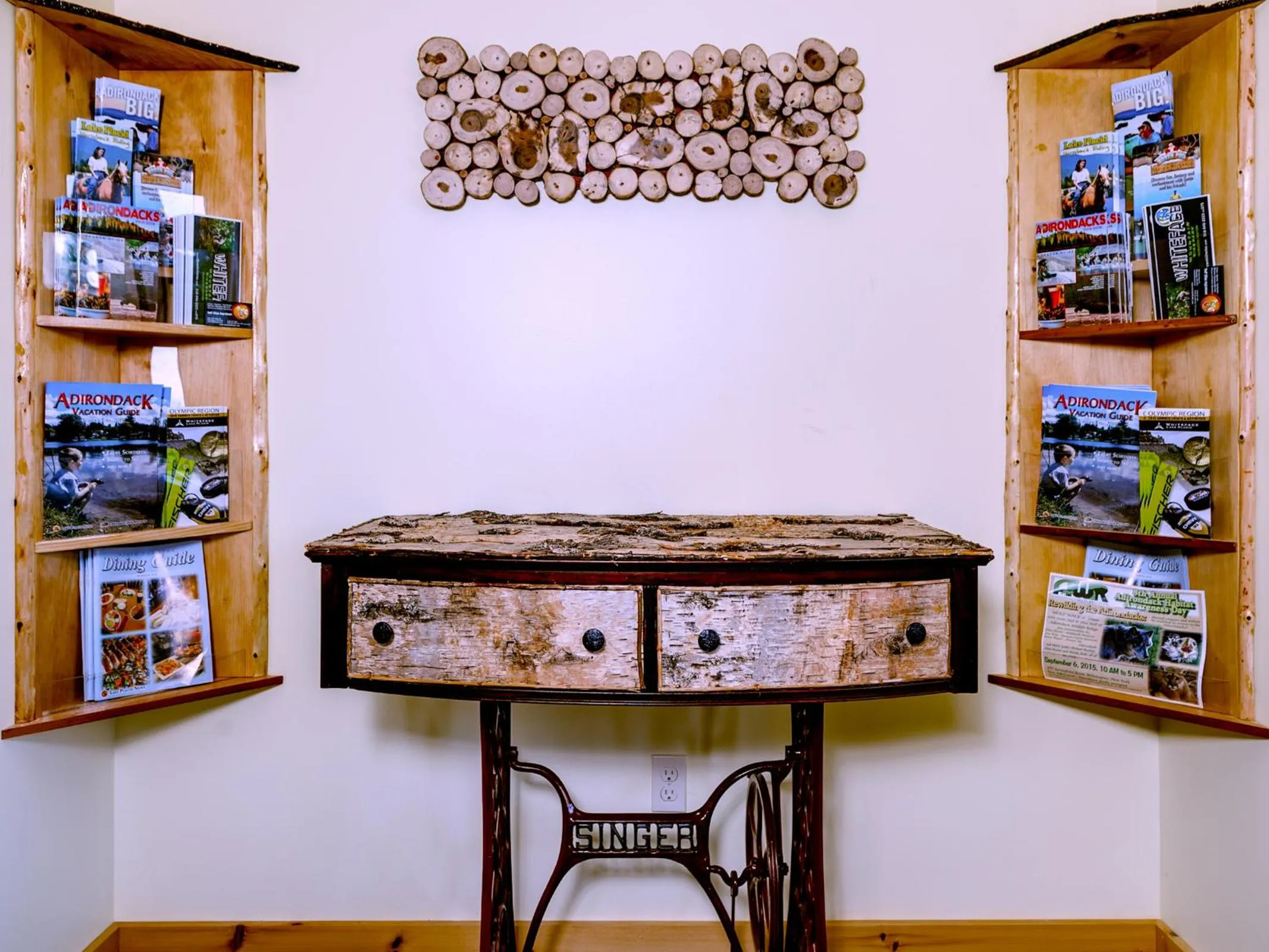 Lobby or reception in Adirondack Spruce Lodge