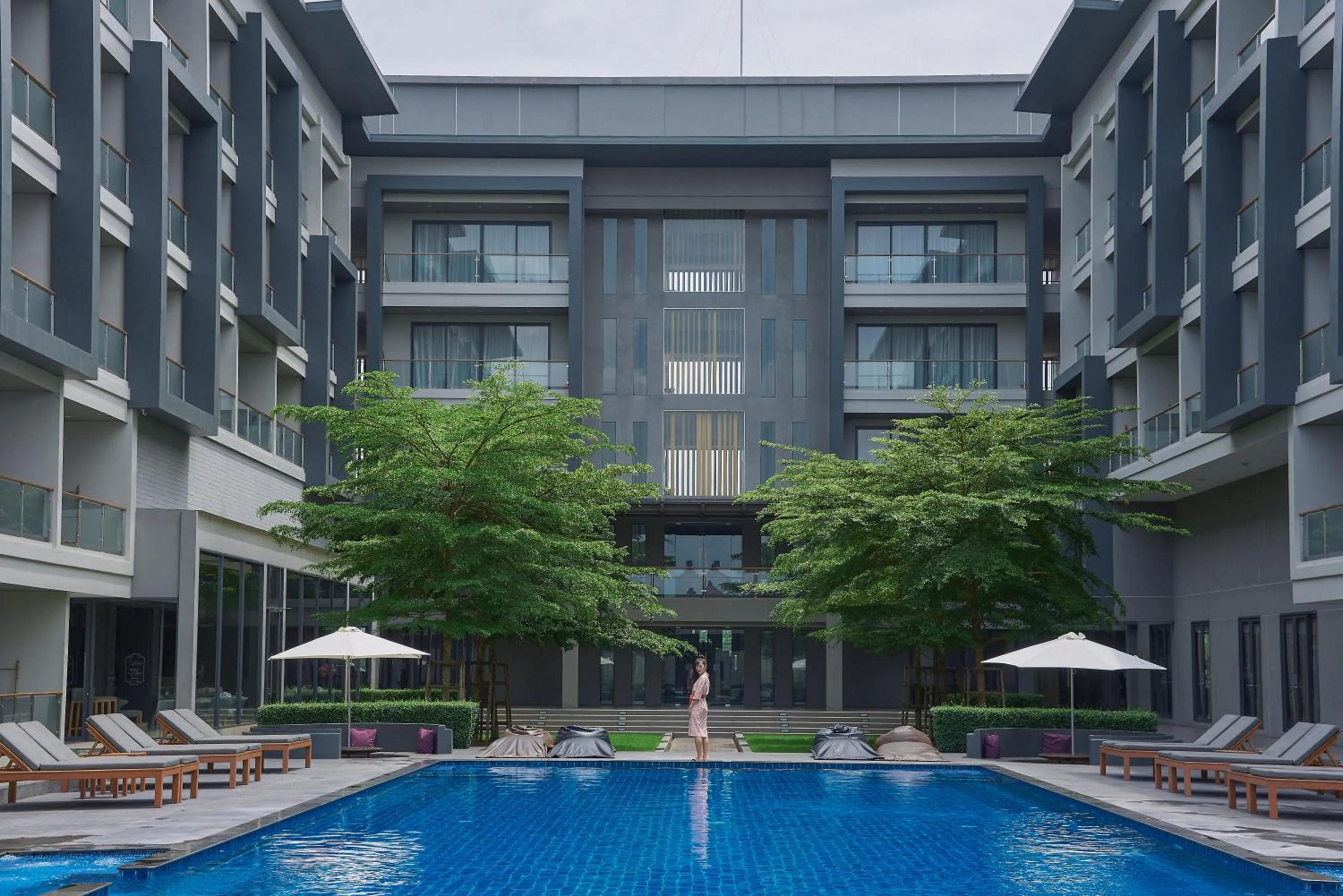 Swimming pool in Serenity Hotel and Spa Kabinburi