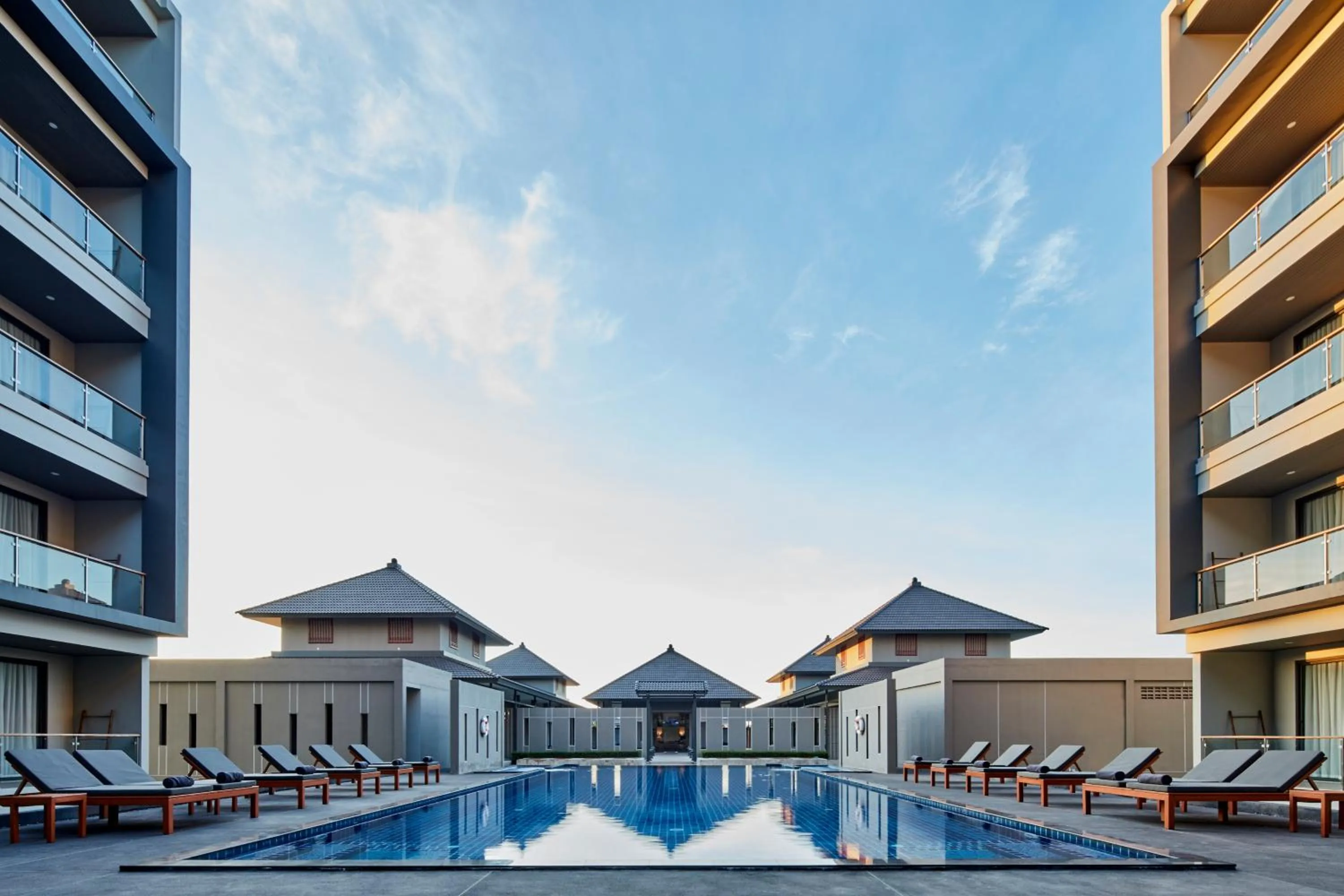 Swimming pool in Serenity Hotel and Spa Kabinburi