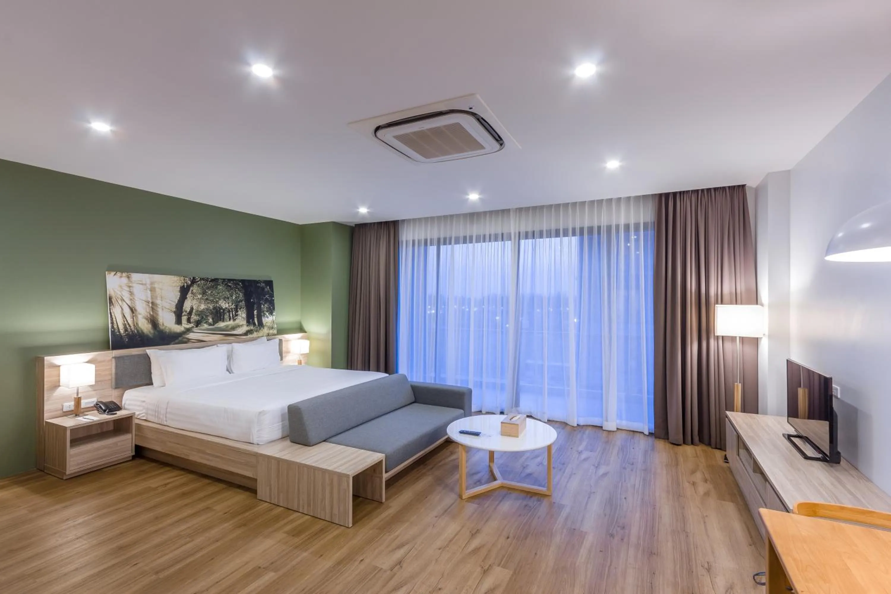 Bedroom, Bed in Serenity Hotel and Spa Kabinburi