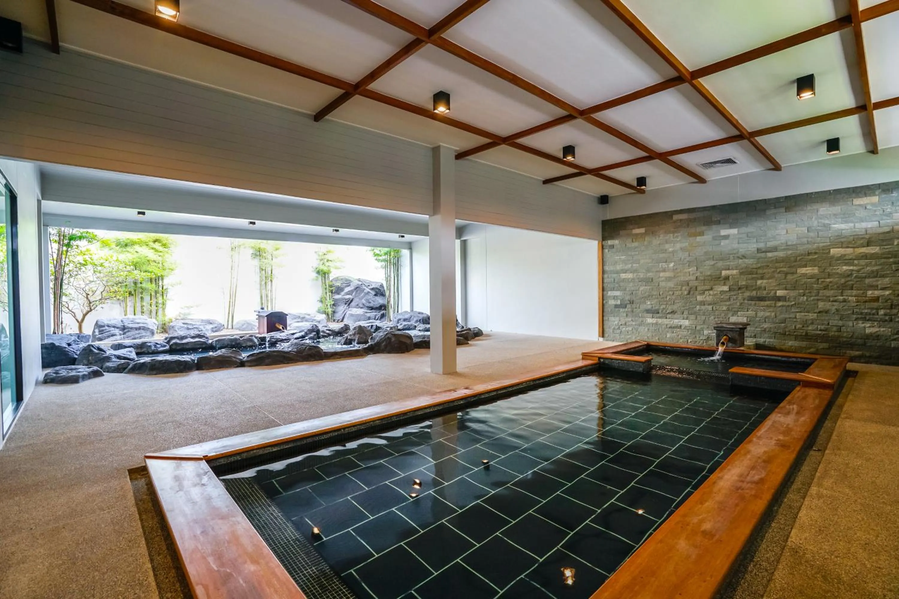 Hot Spring Bath in Serenity Hotel and Spa Kabinburi