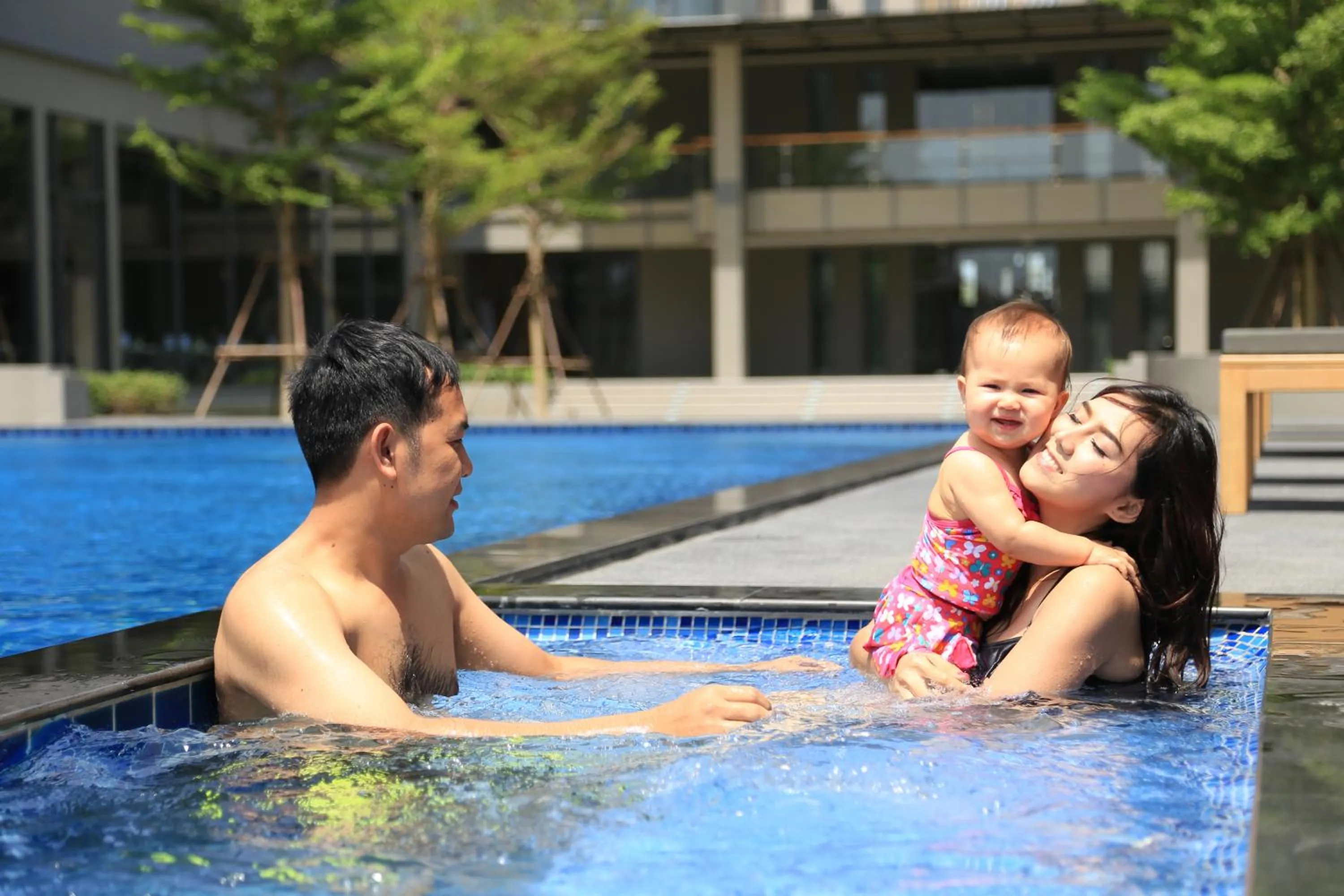 Swimming pool in Serenity Hotel and Spa Kabinburi