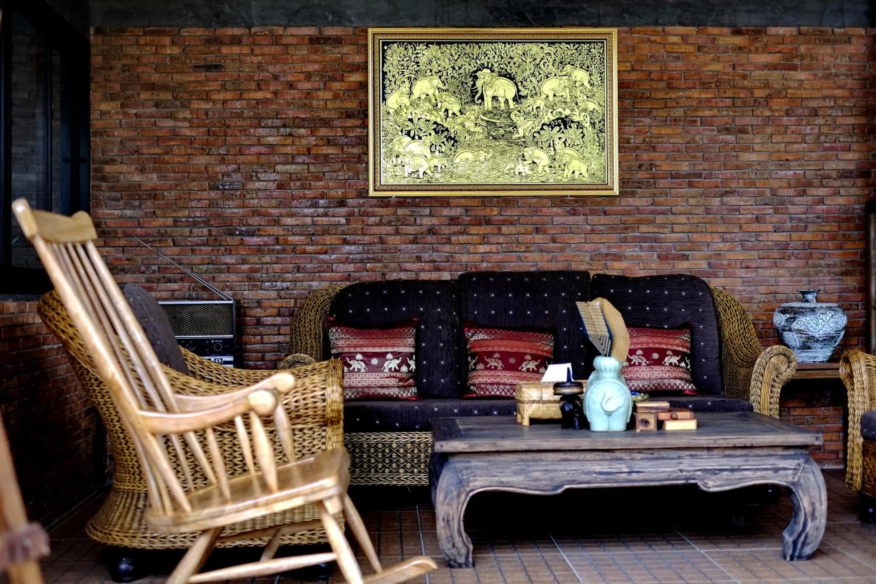 Decorative detail in Sawasdee Sukhothai Resort