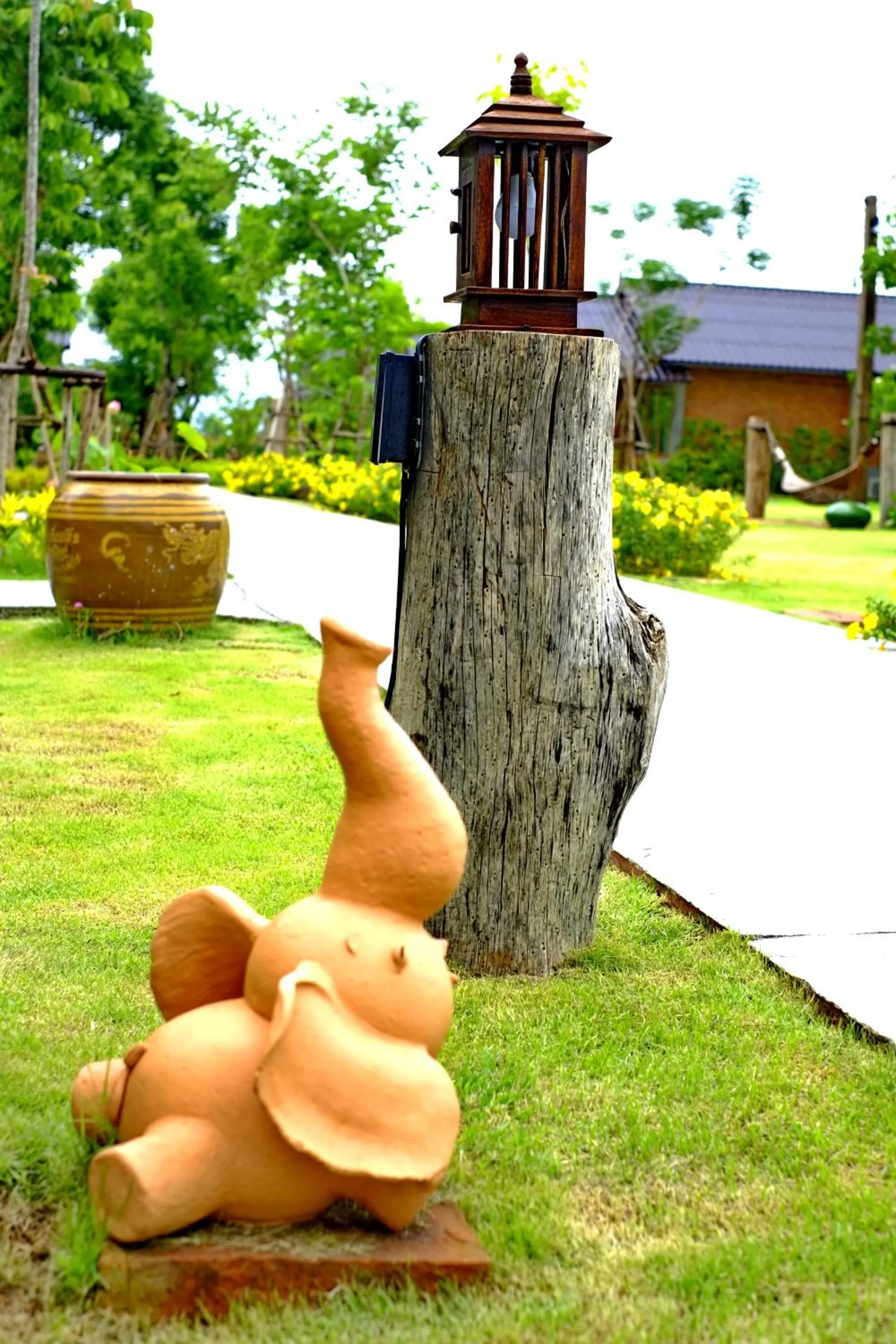 Decorative detail in Sawasdee Sukhothai Resort