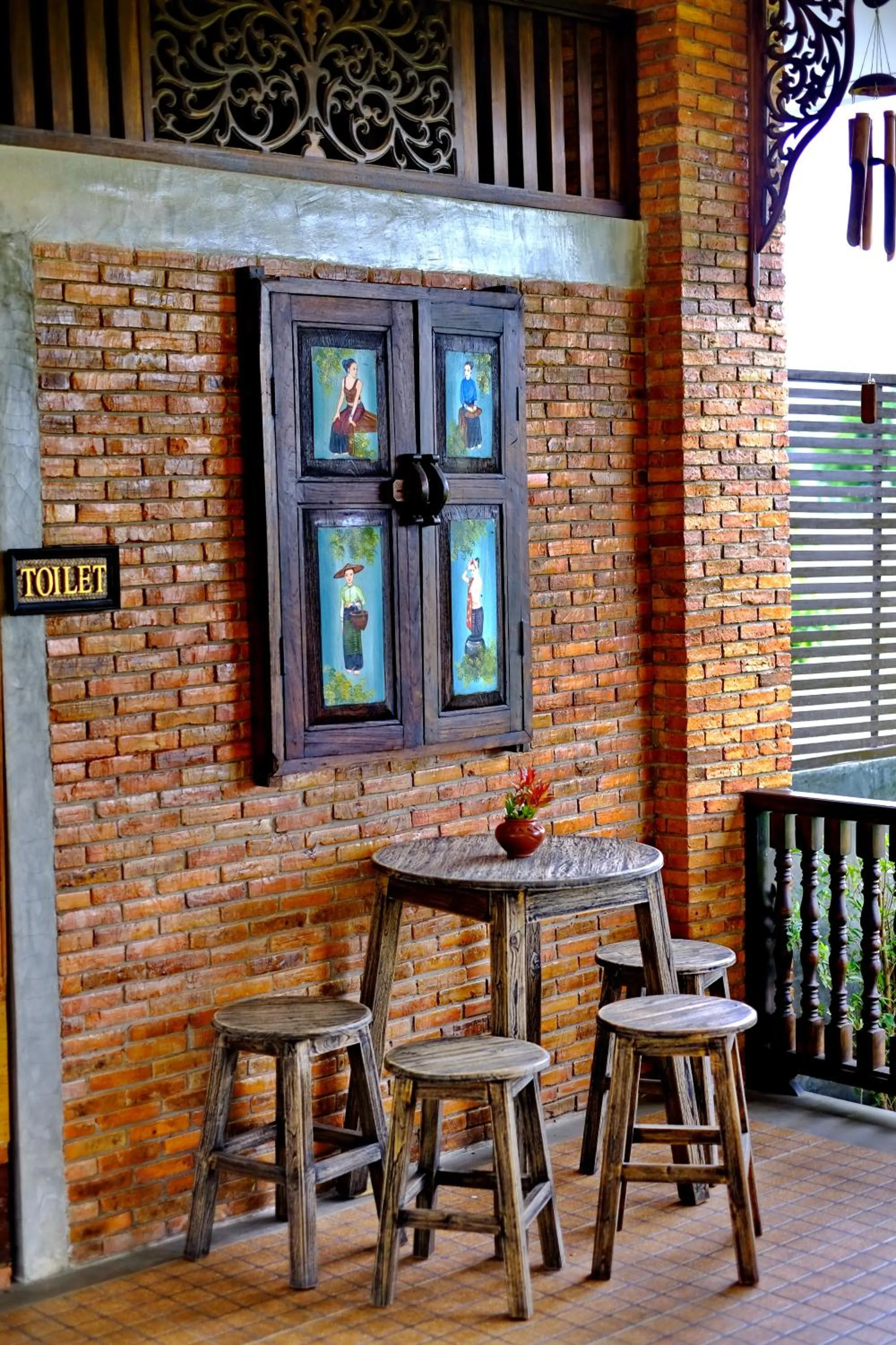 Decorative detail in Sawasdee Sukhothai Resort