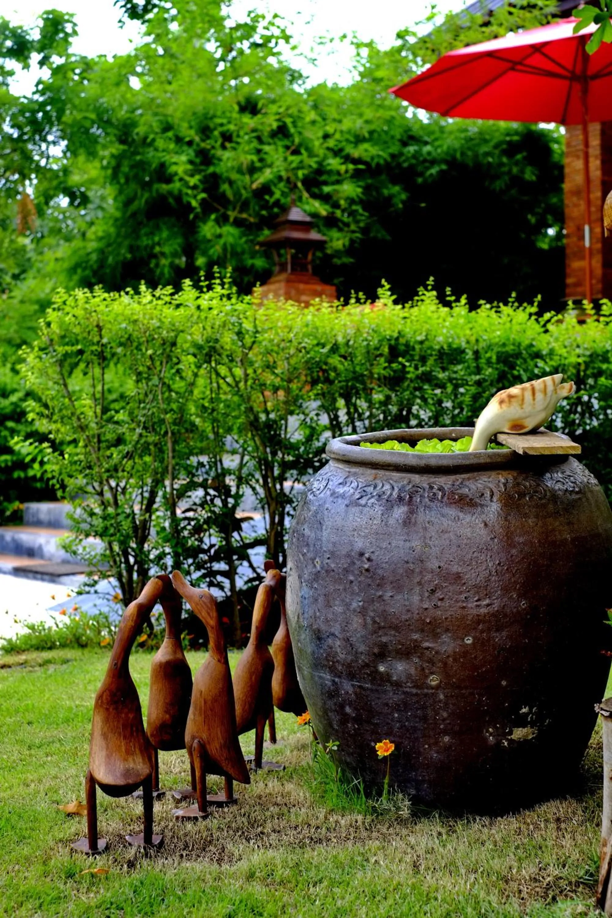 Decorative detail in Sawasdee Sukhothai Resort