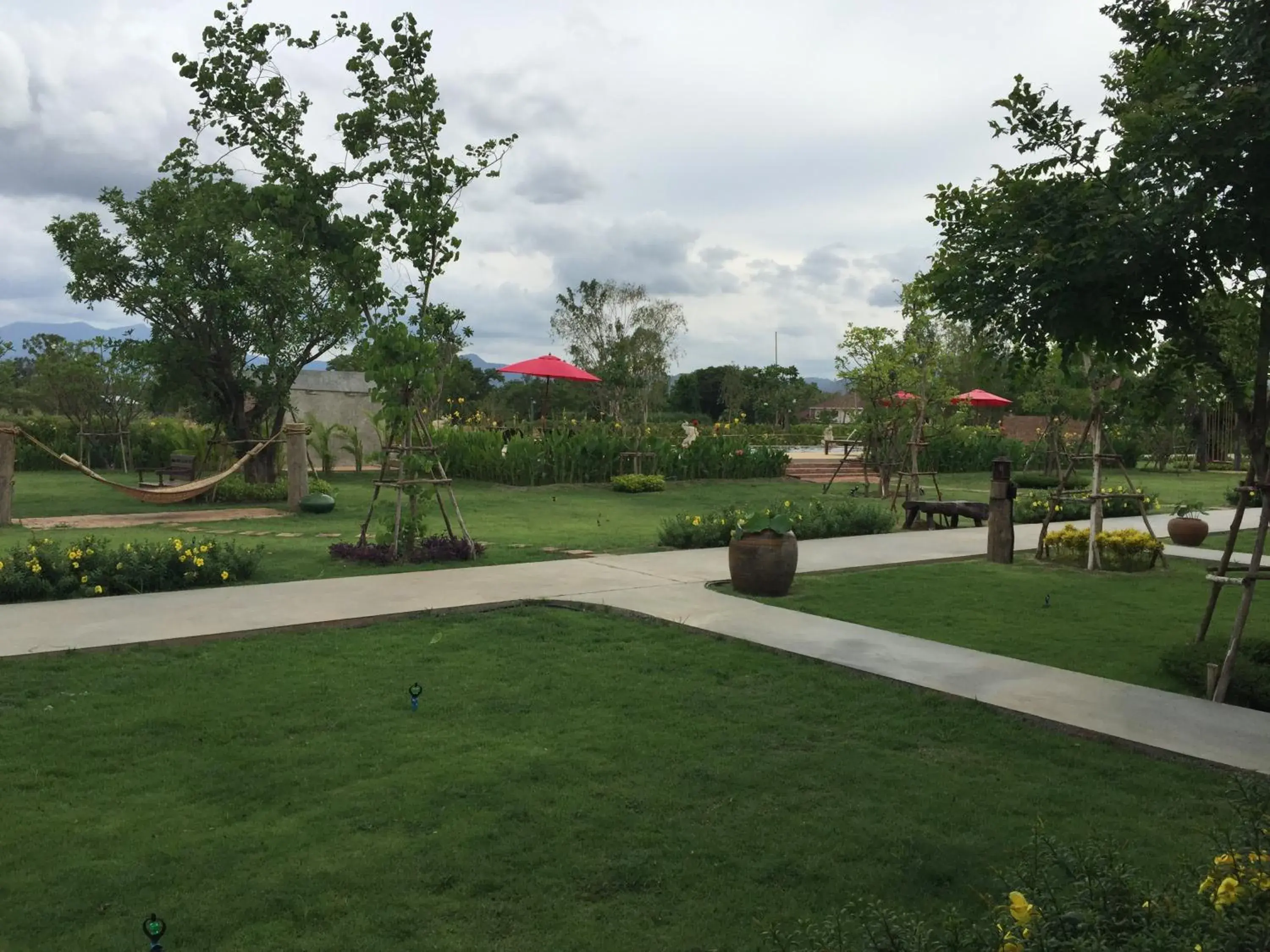 Pool view in Sawasdee Sukhothai Resort Pool view in Sawasdee Sukhothai Resort