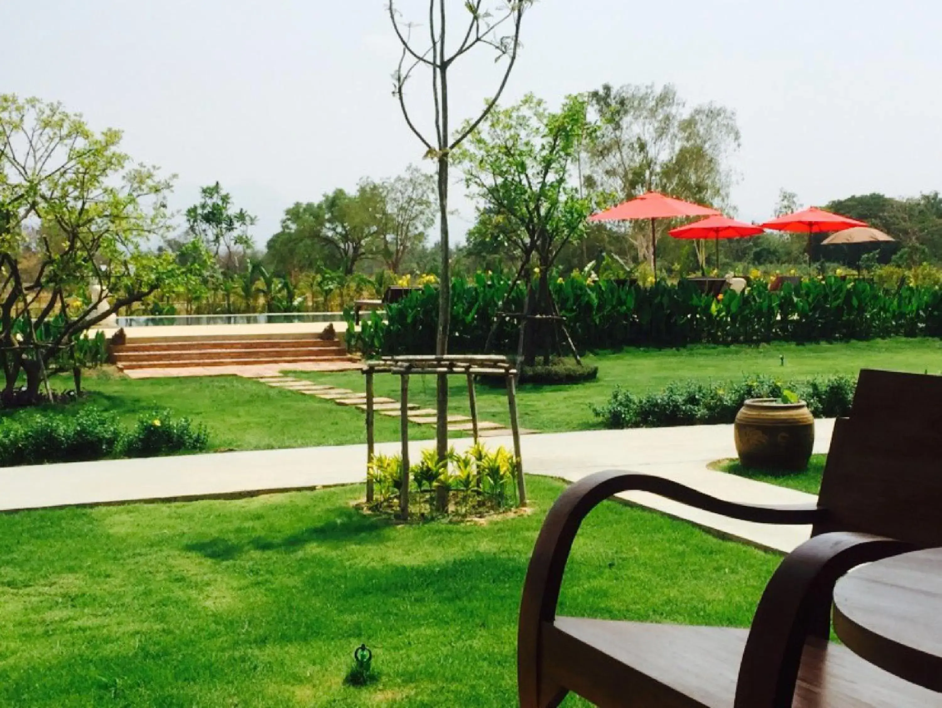 Pool view in Sawasdee Sukhothai Resort Pool view in Sawasdee Sukhothai Resort