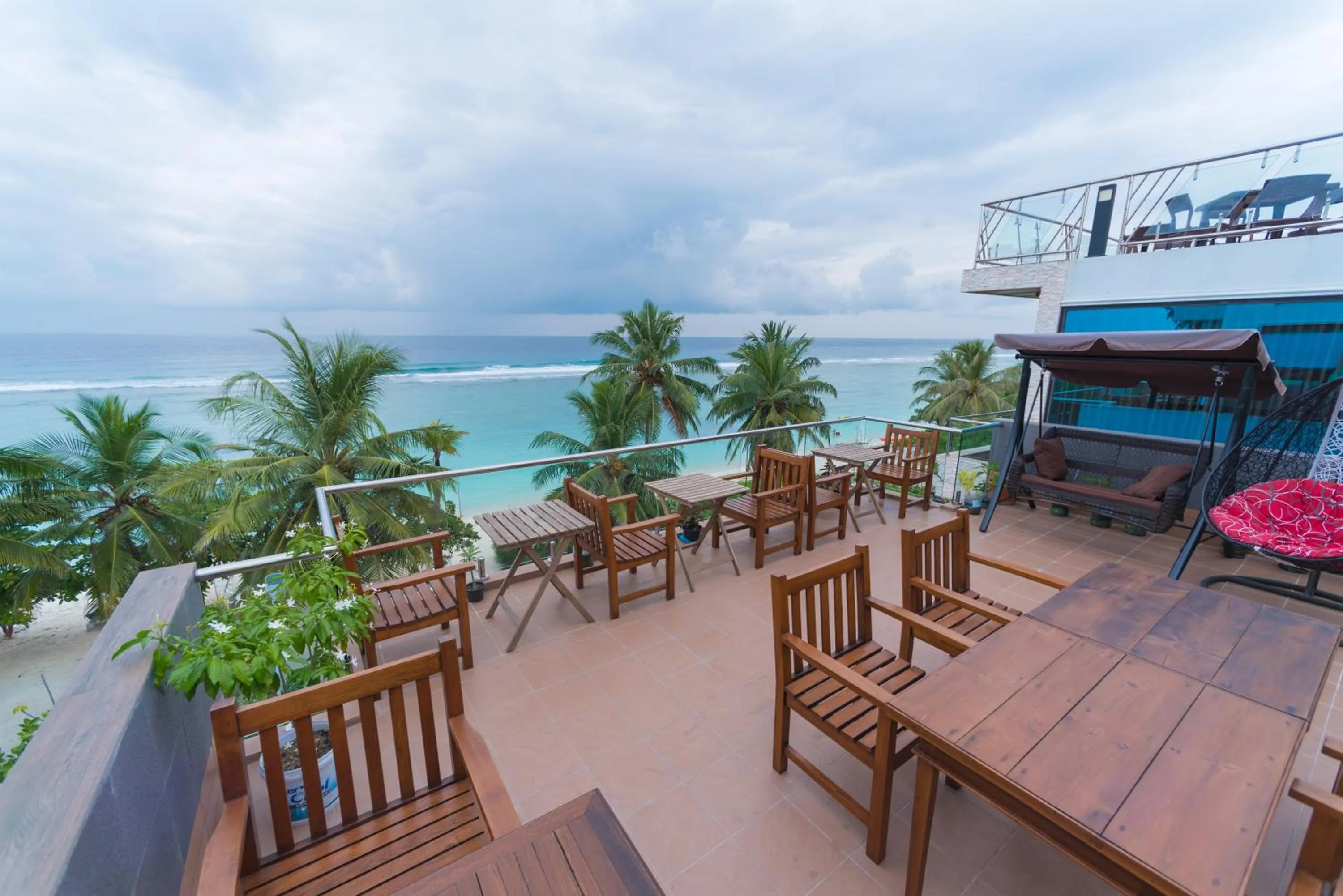 Balcony/Terrace in Hathaa Beach Maldives