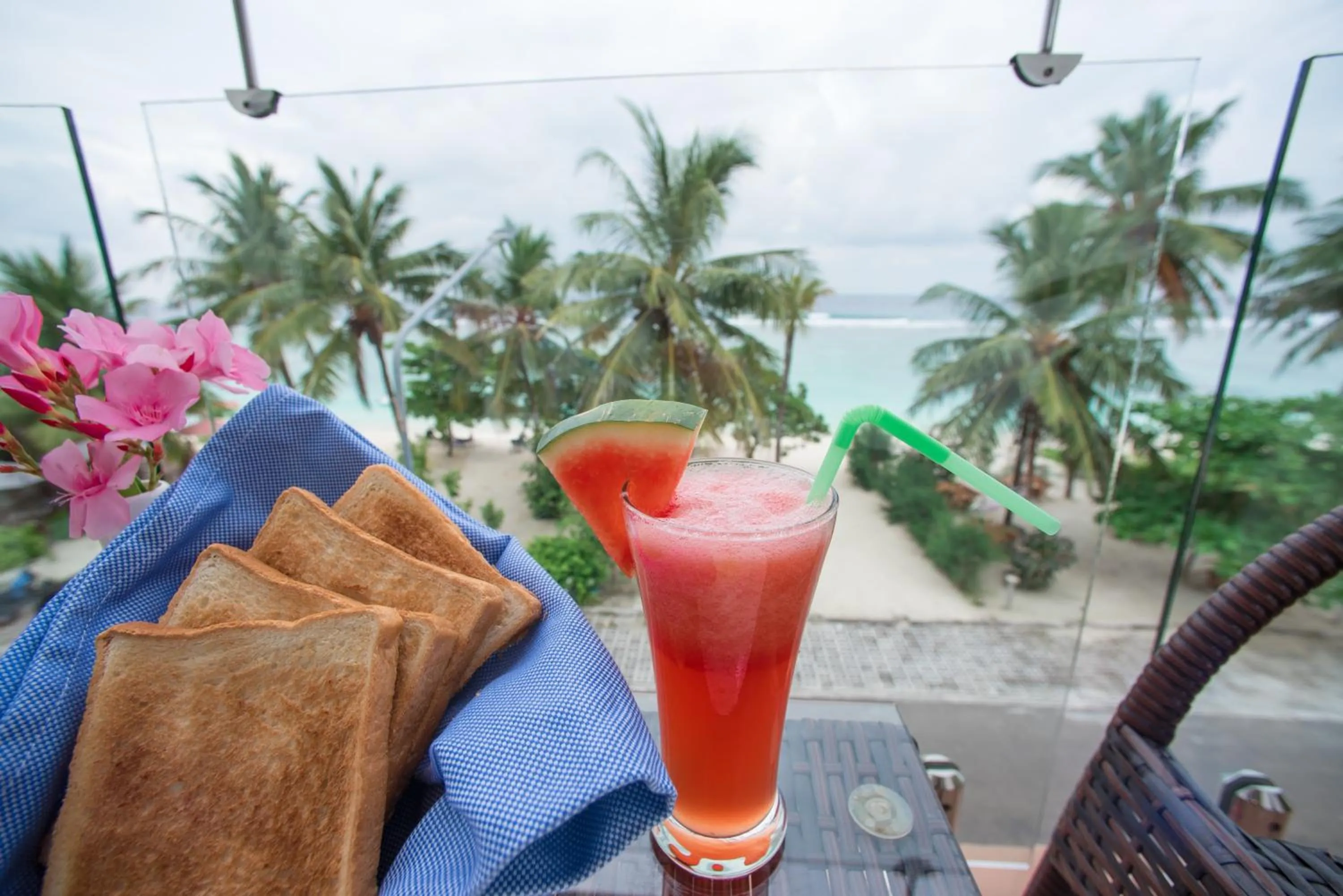 Food close-up in Hathaa Beach Maldives