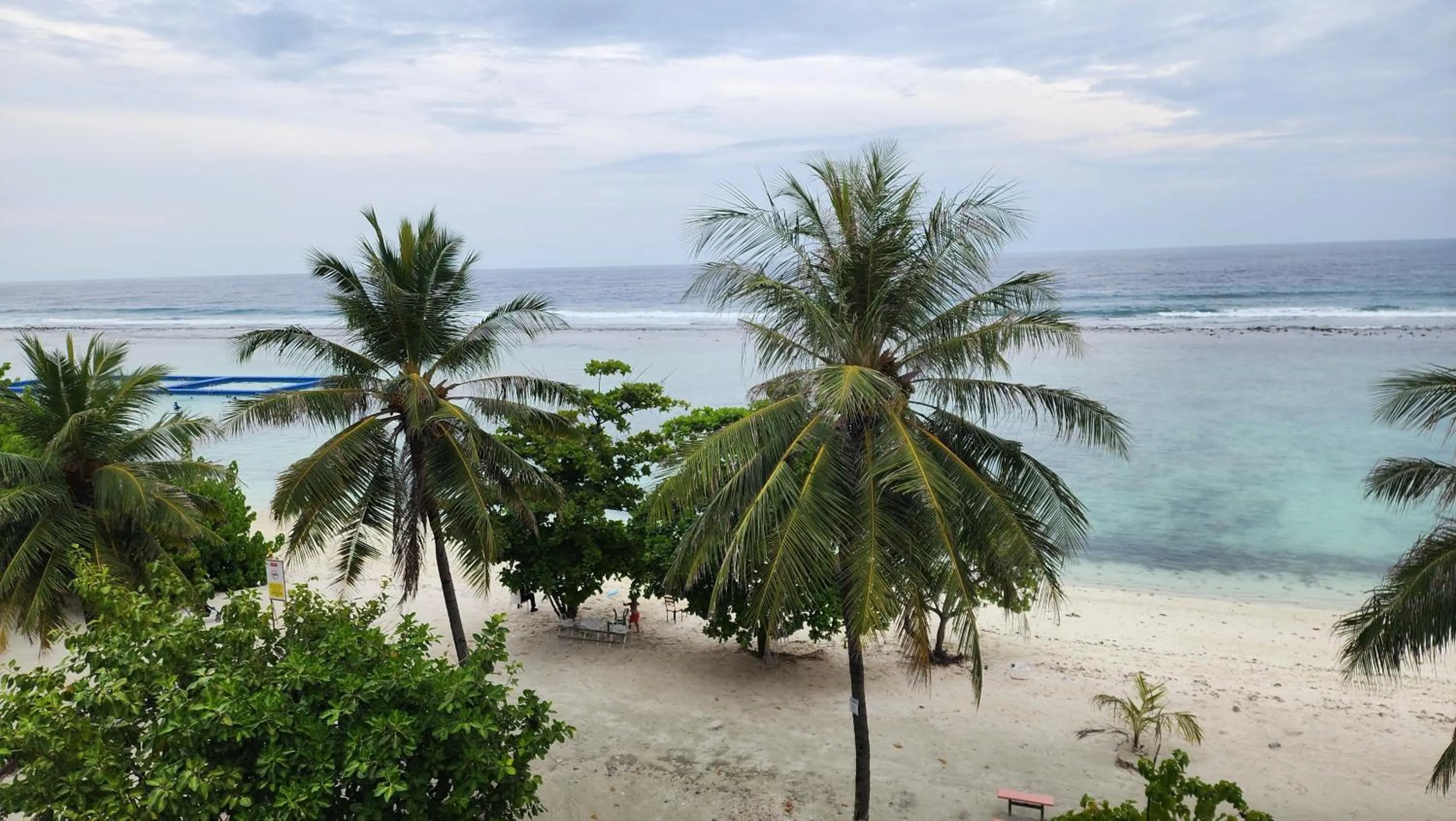 Natural landscape in Hathaa Beach Maldives