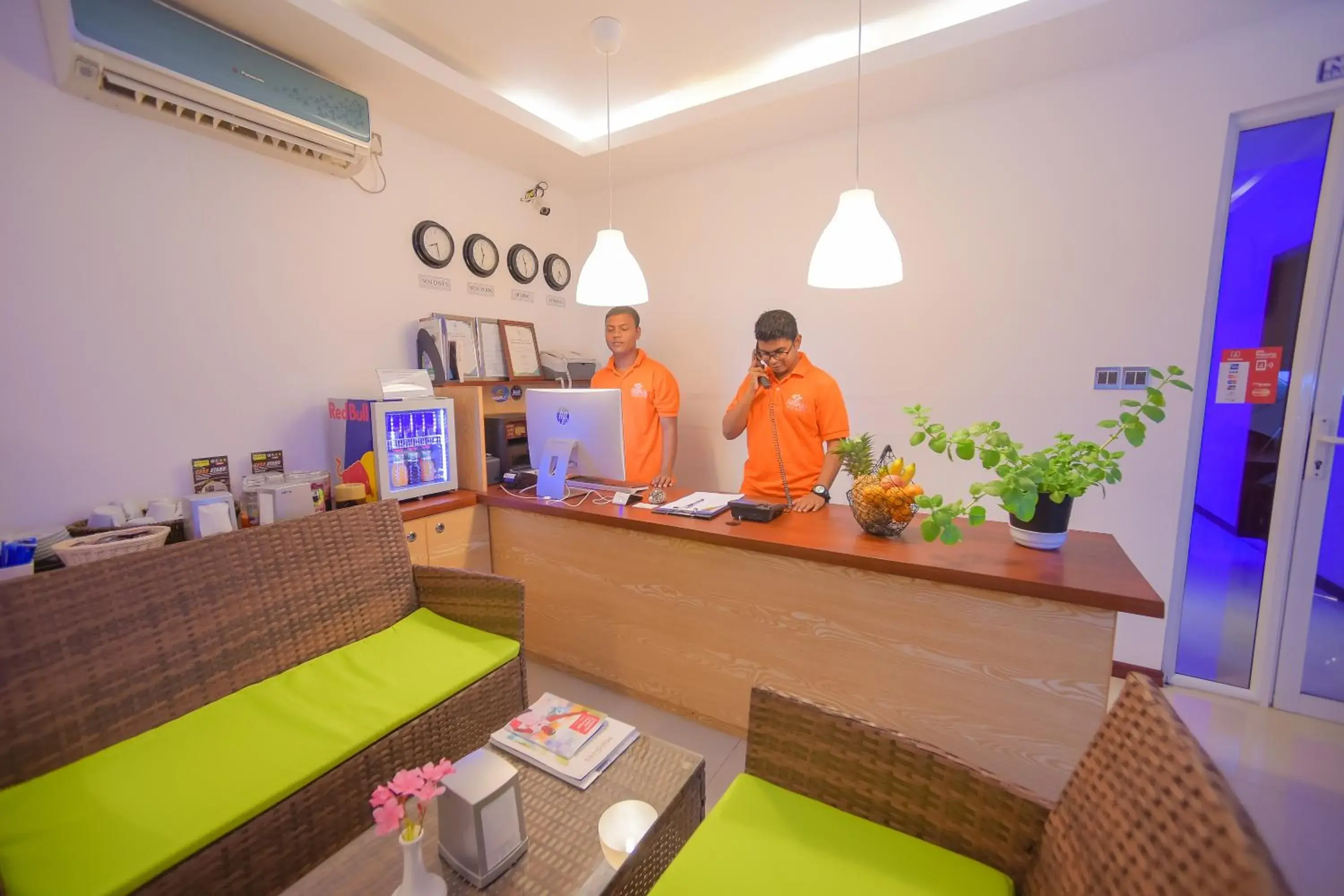 Lobby or reception in Hathaa Beach Maldives Lobby or reception in Hathaa Beach Maldives