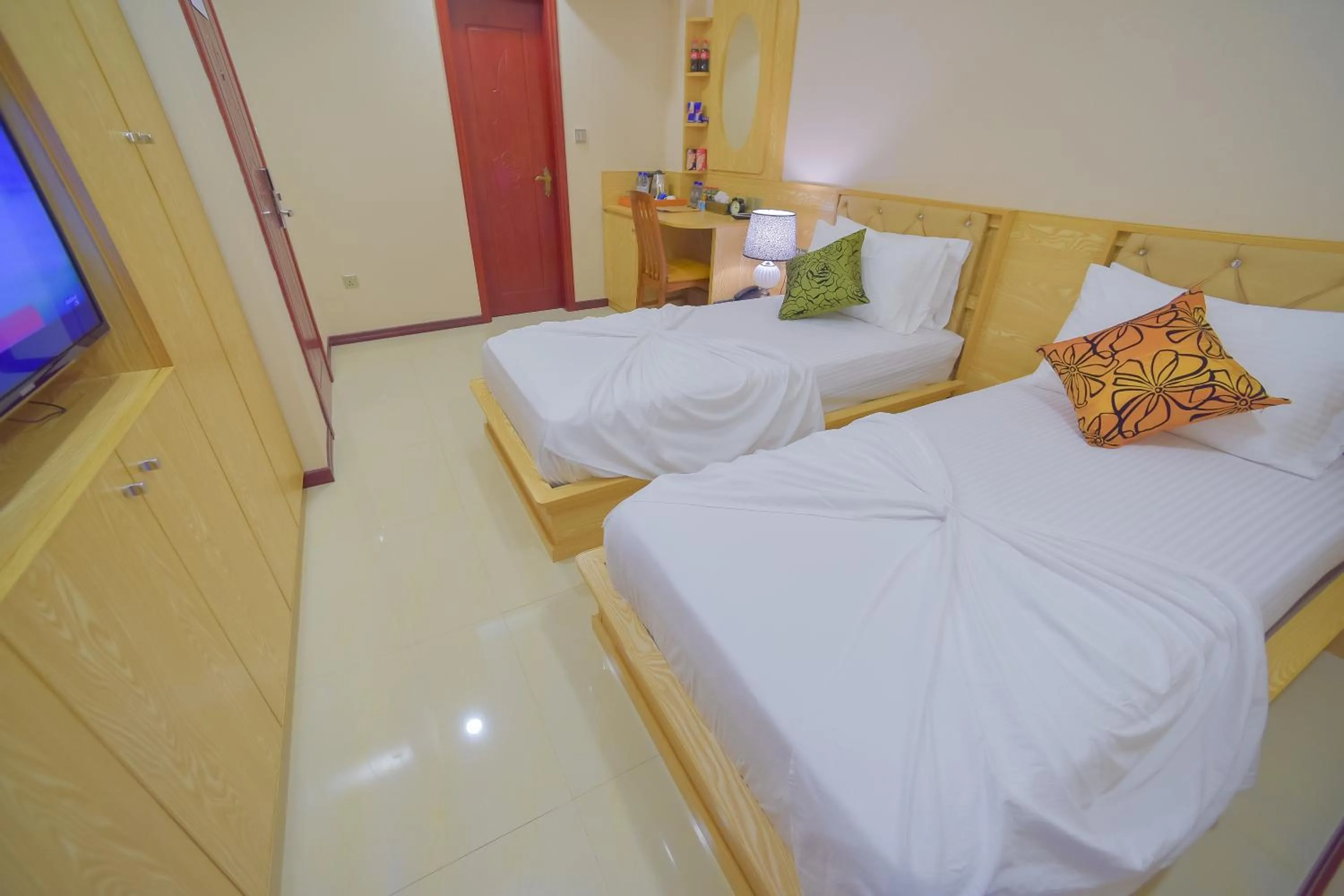 Bedroom, Bed in Hathaa Beach Maldives