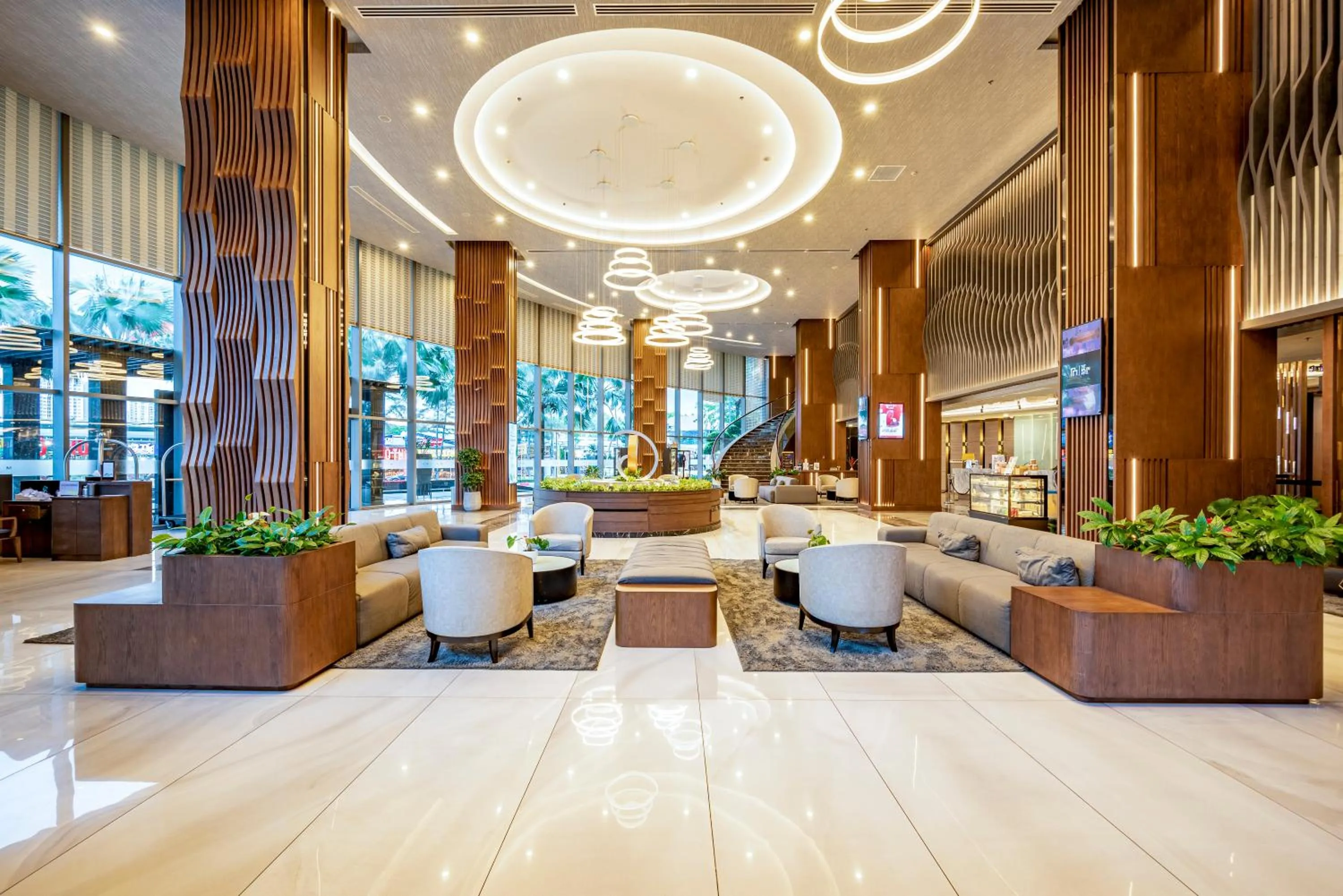 Lobby or reception in The Malibu Hotel