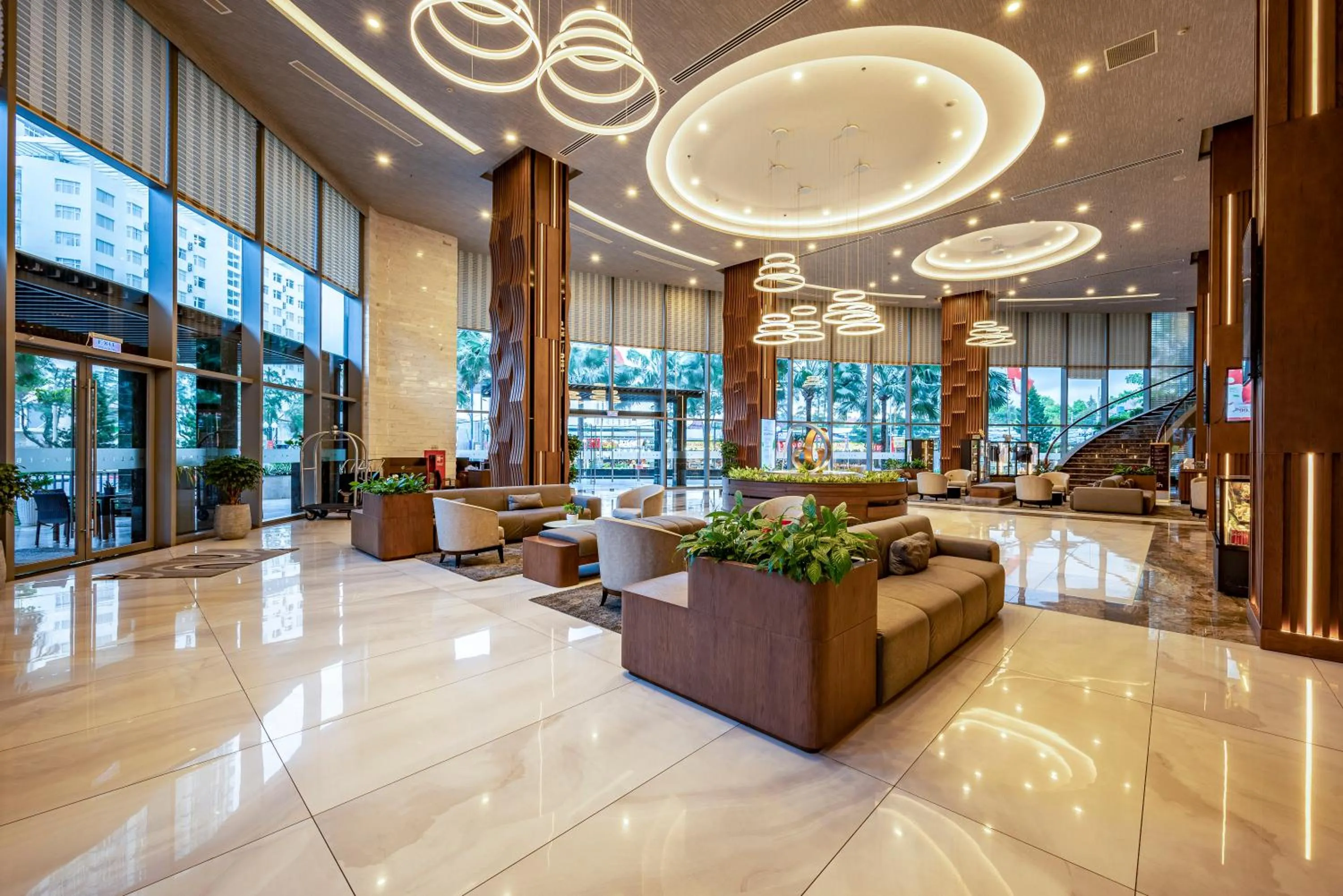 Lobby or reception in The Malibu Hotel
