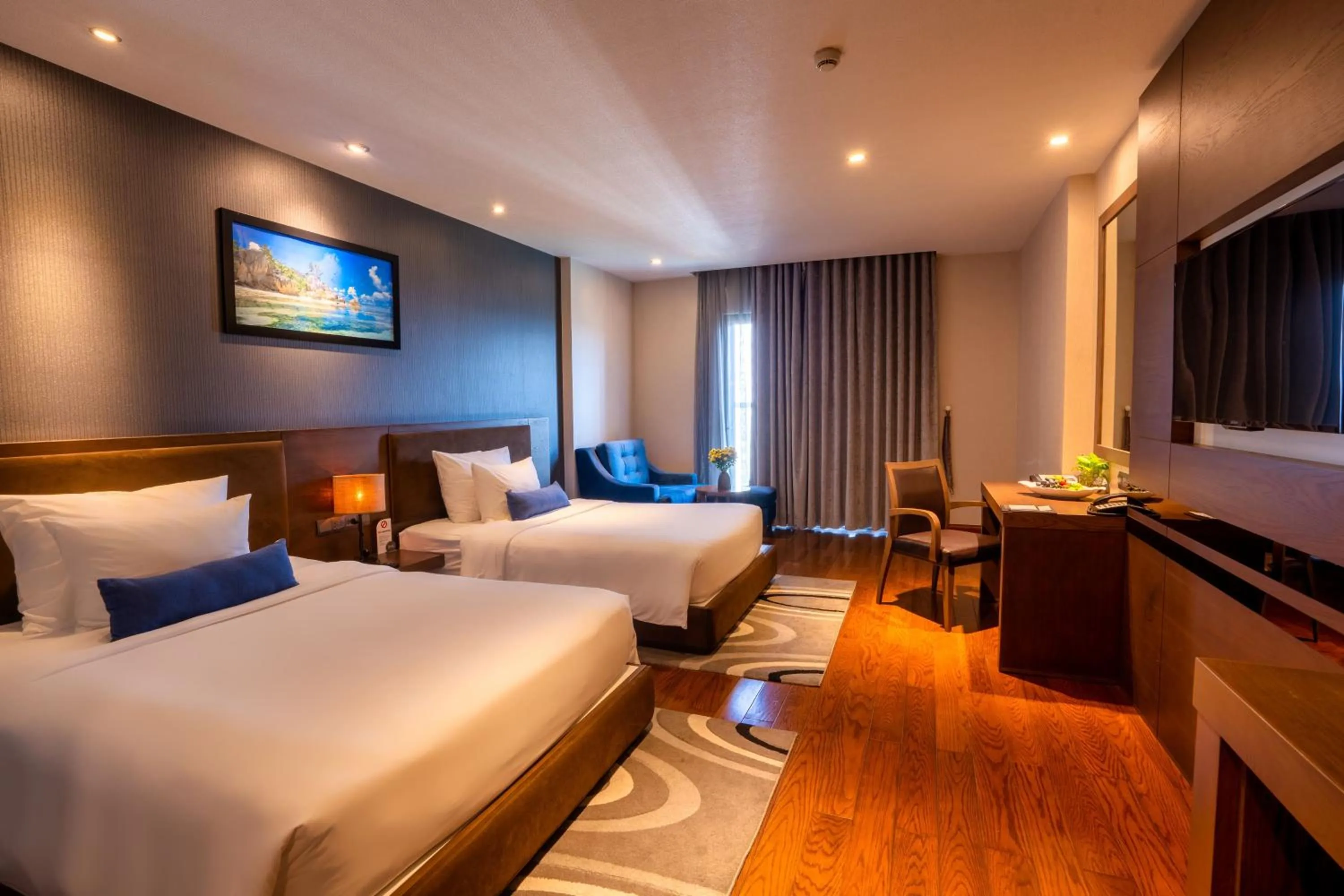 Bedroom, Bed in The Malibu Hotel