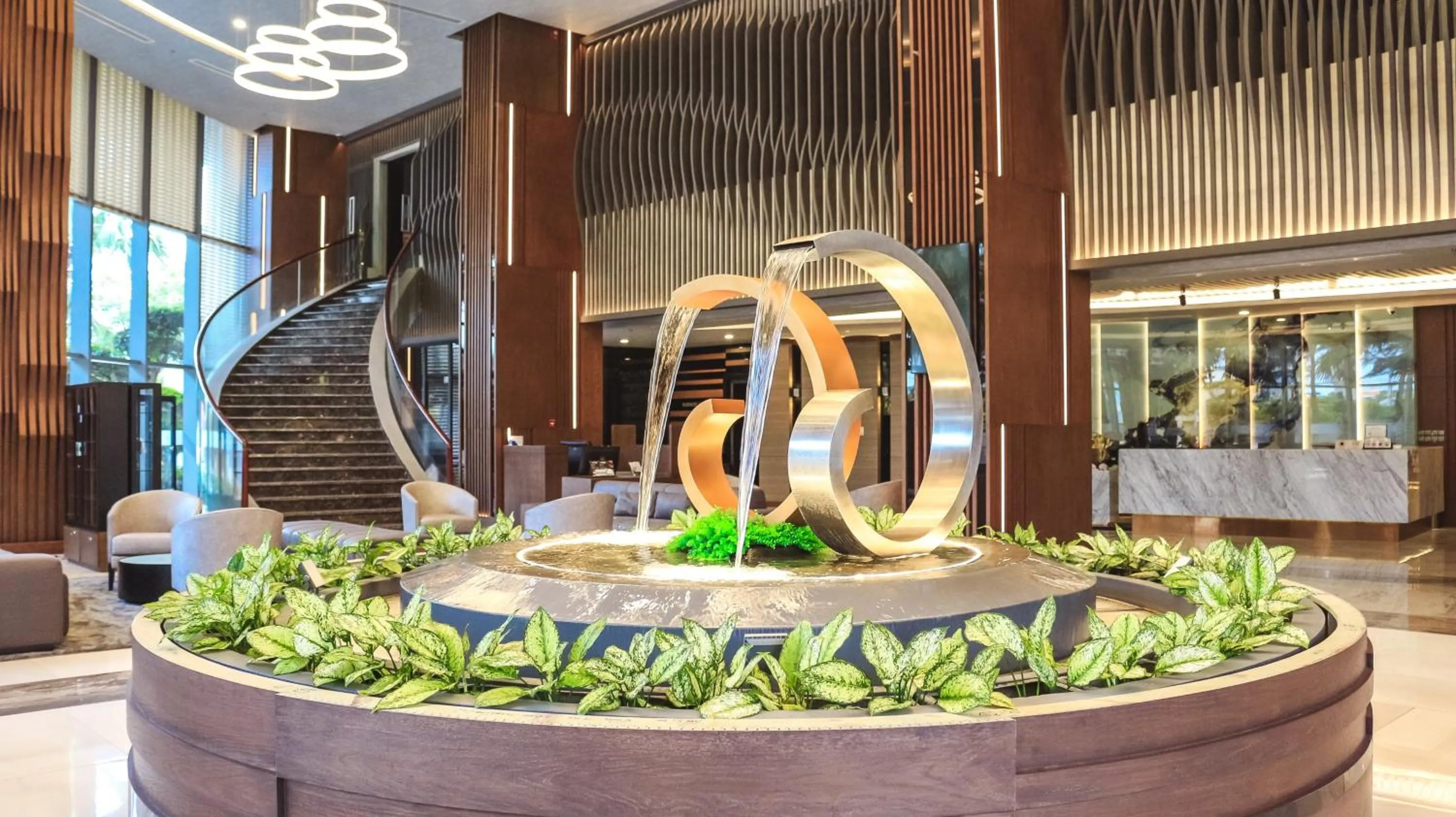 Lobby or reception in The Malibu Hotel