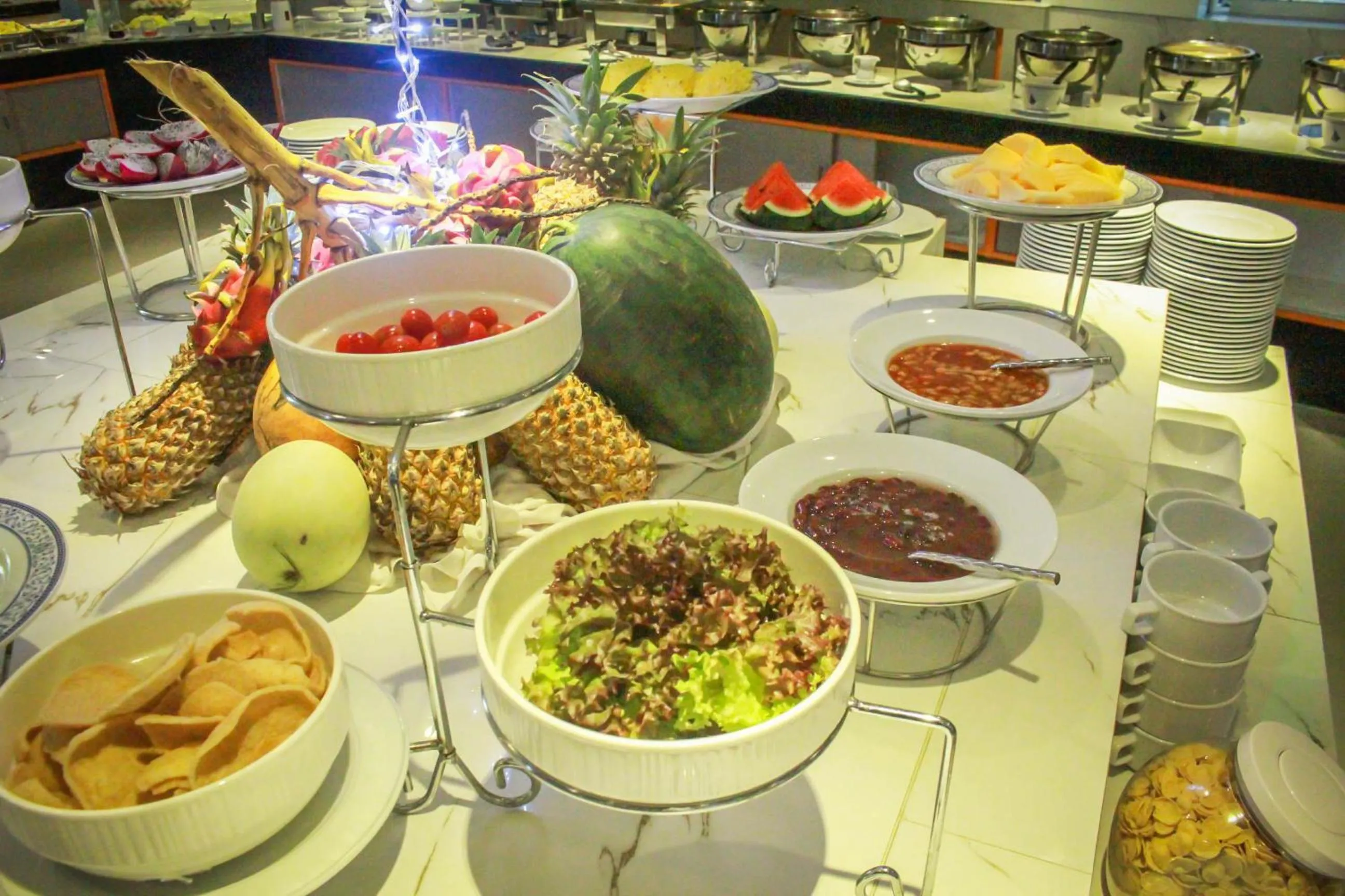 Breakfast in Chabana Kamala Hotel