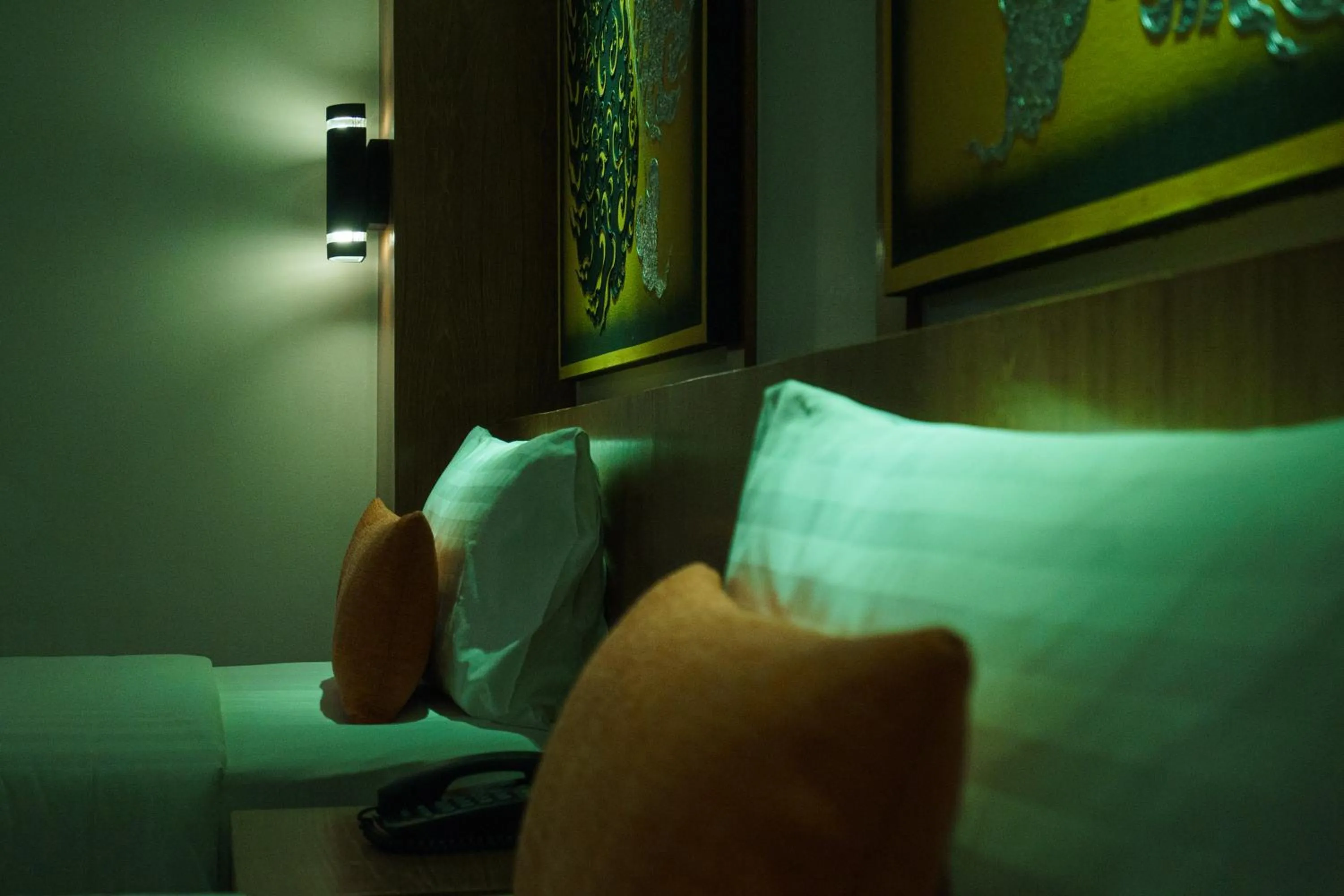 Bed in Chabana Kamala Hotel